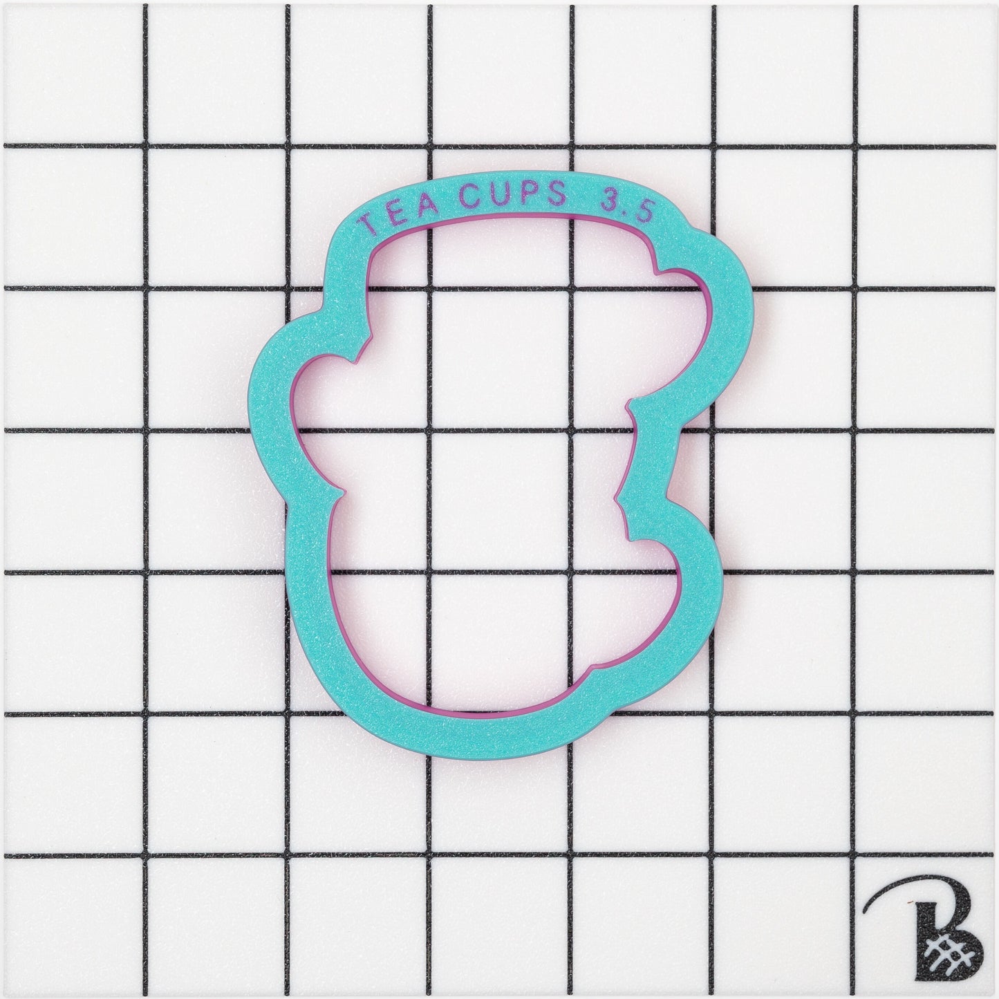 Stack of Tea Cups Cookie Cutter