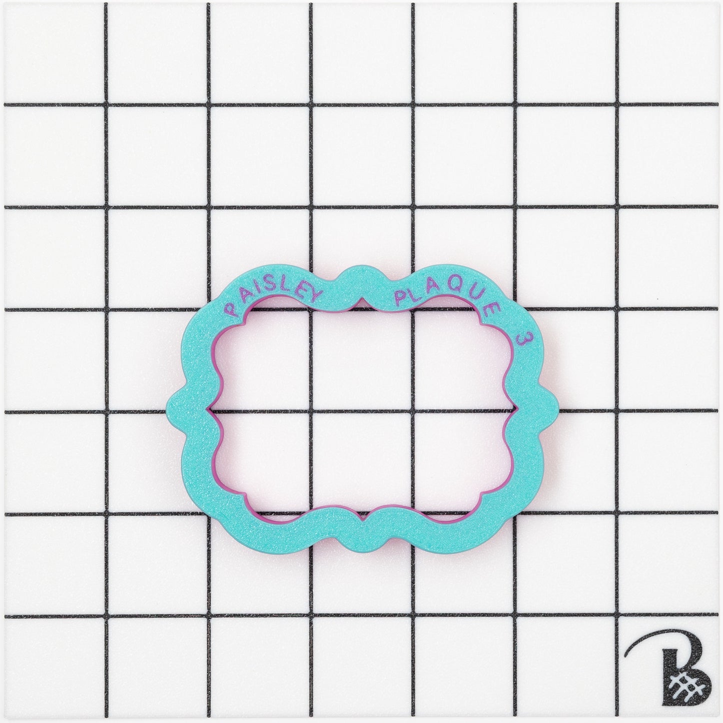 Paisley Plaque Cookie Cutter