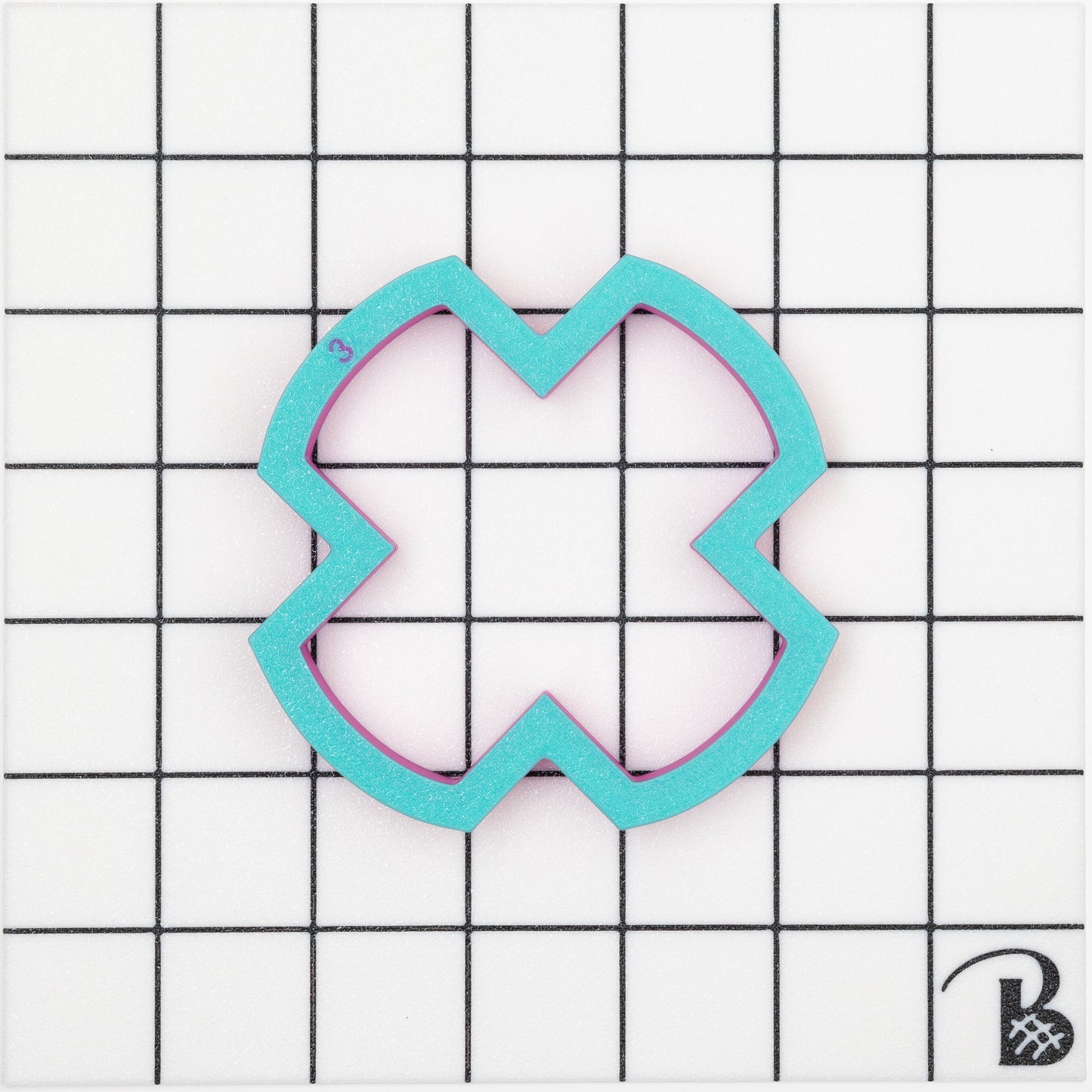 Chunky X and O (with heart cutout) Cookie Cutters (Individually or Set of 2)