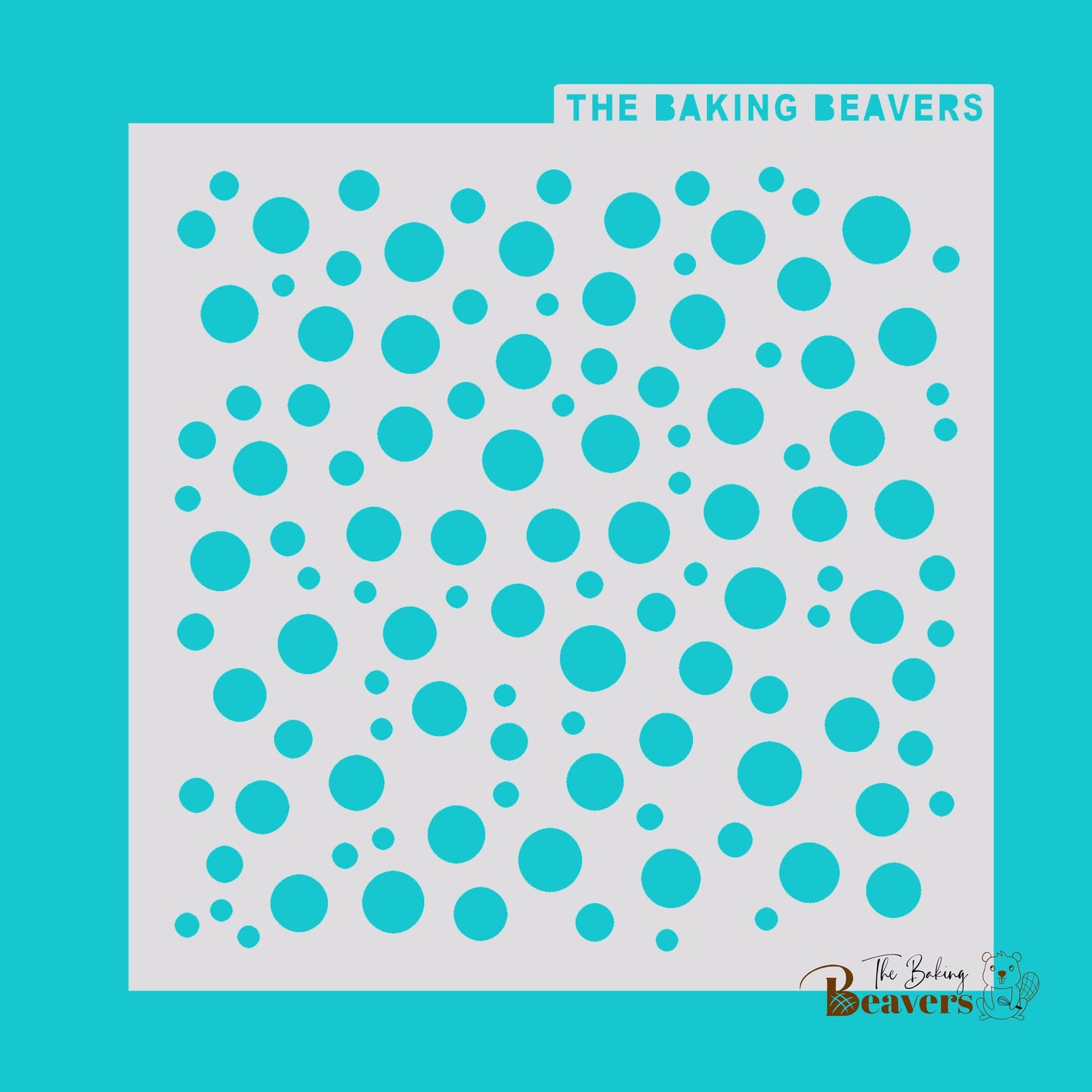 Polka Dots (Mixed) Pattern Stencil