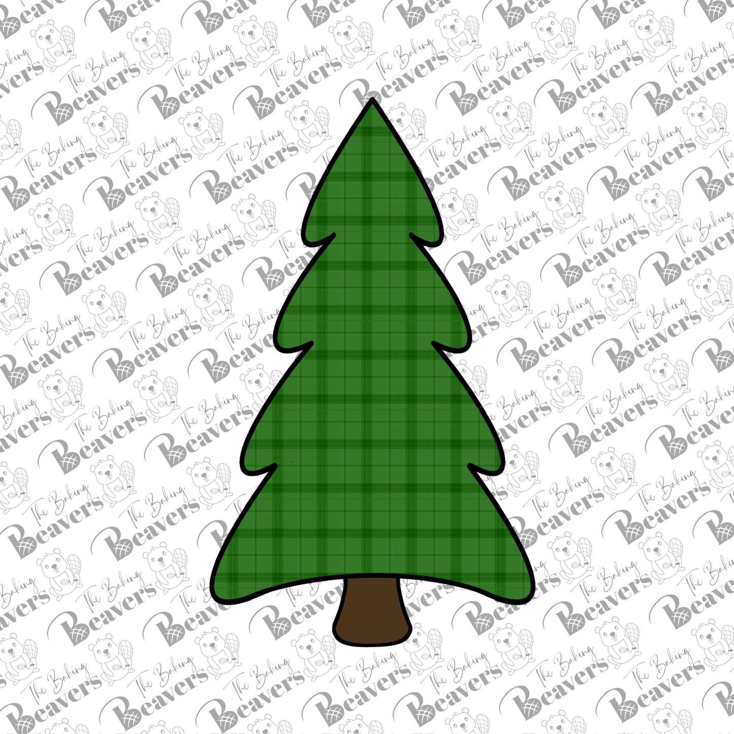 Christmas Tree (rounded and skinny) Cookie Cutter