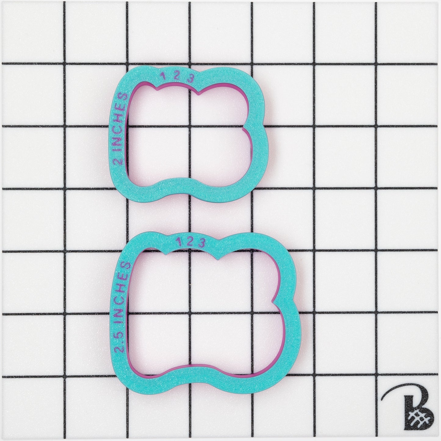 123 Plaque Cookie Cutter