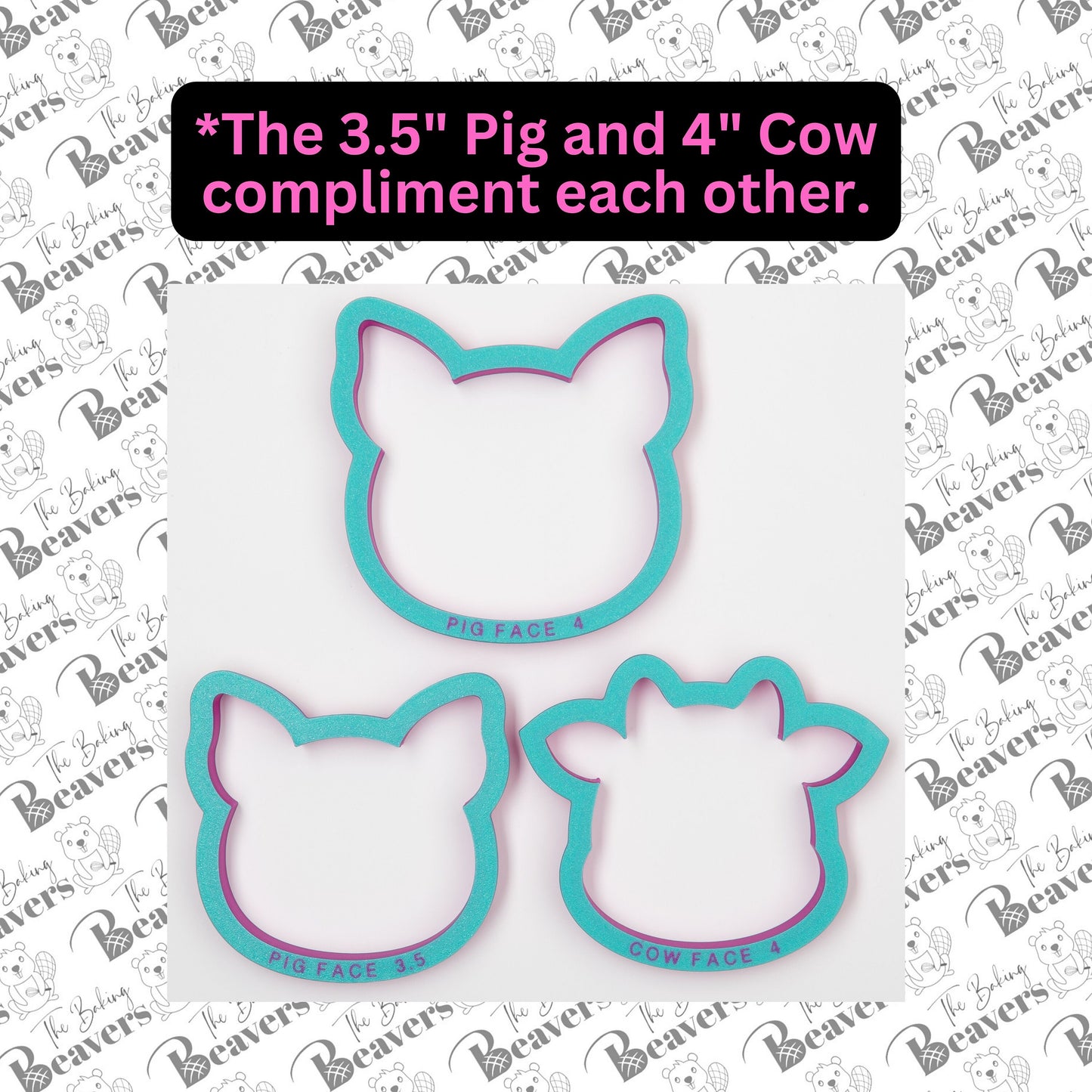 Cow Face Cookie Cutter