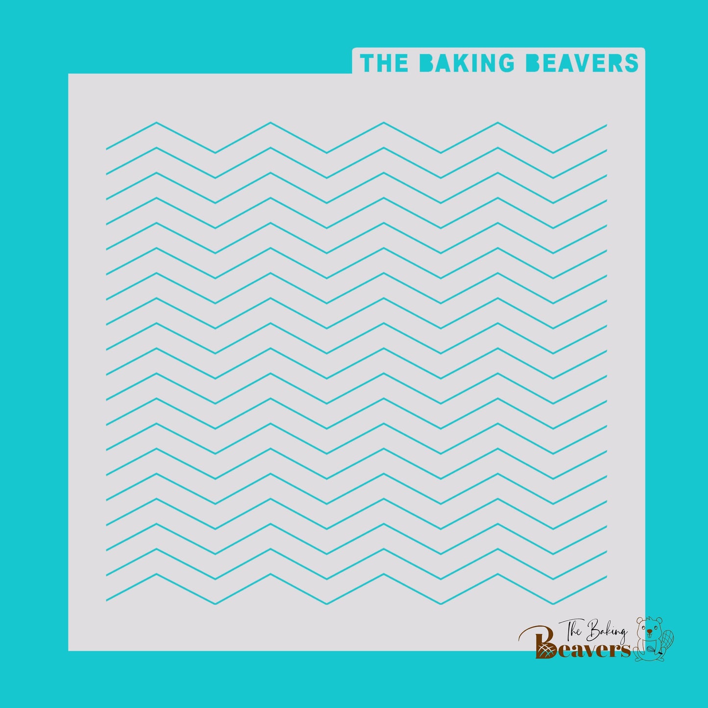 Chevron Pattern Stencil (3 size options)