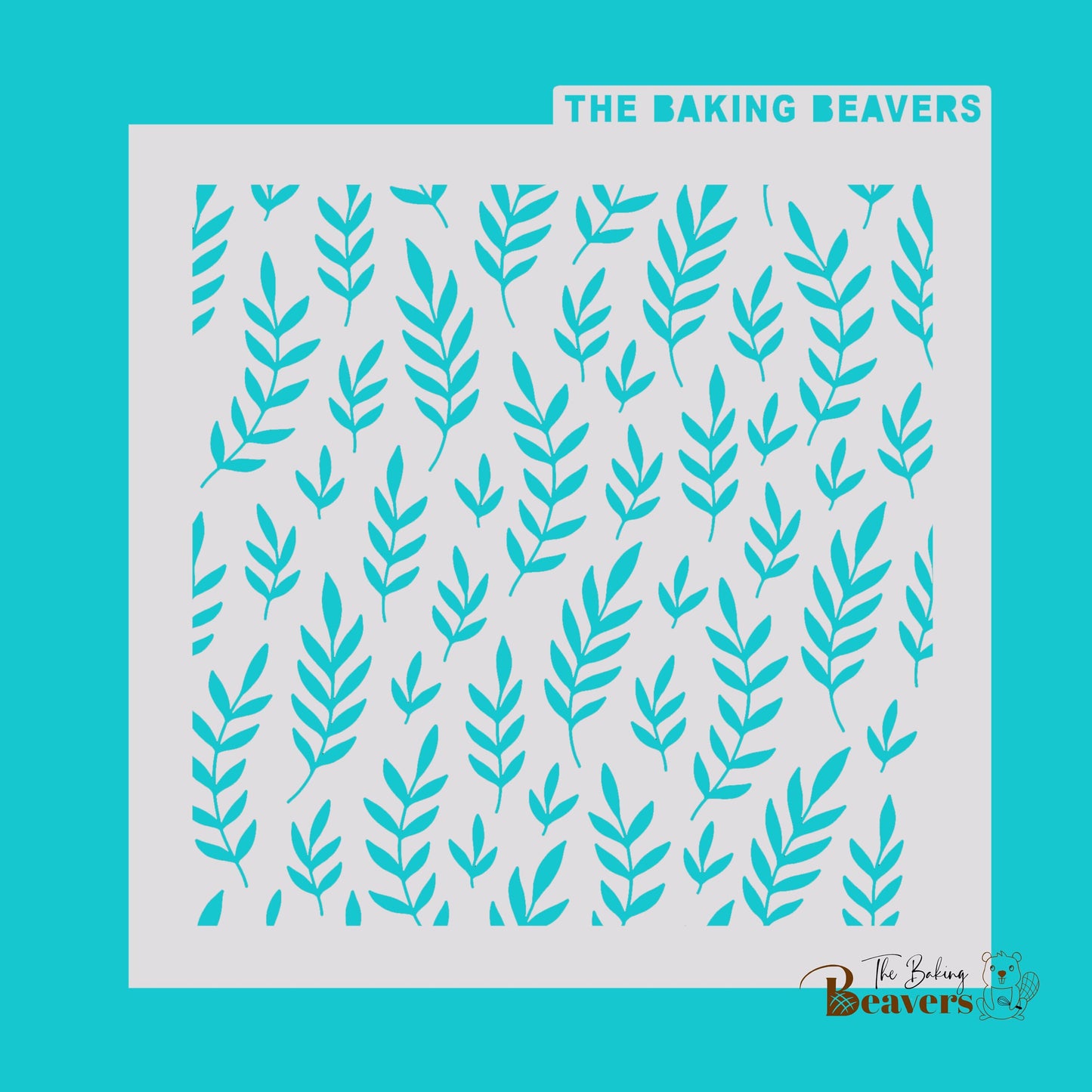 Greenery Mylar Stencil