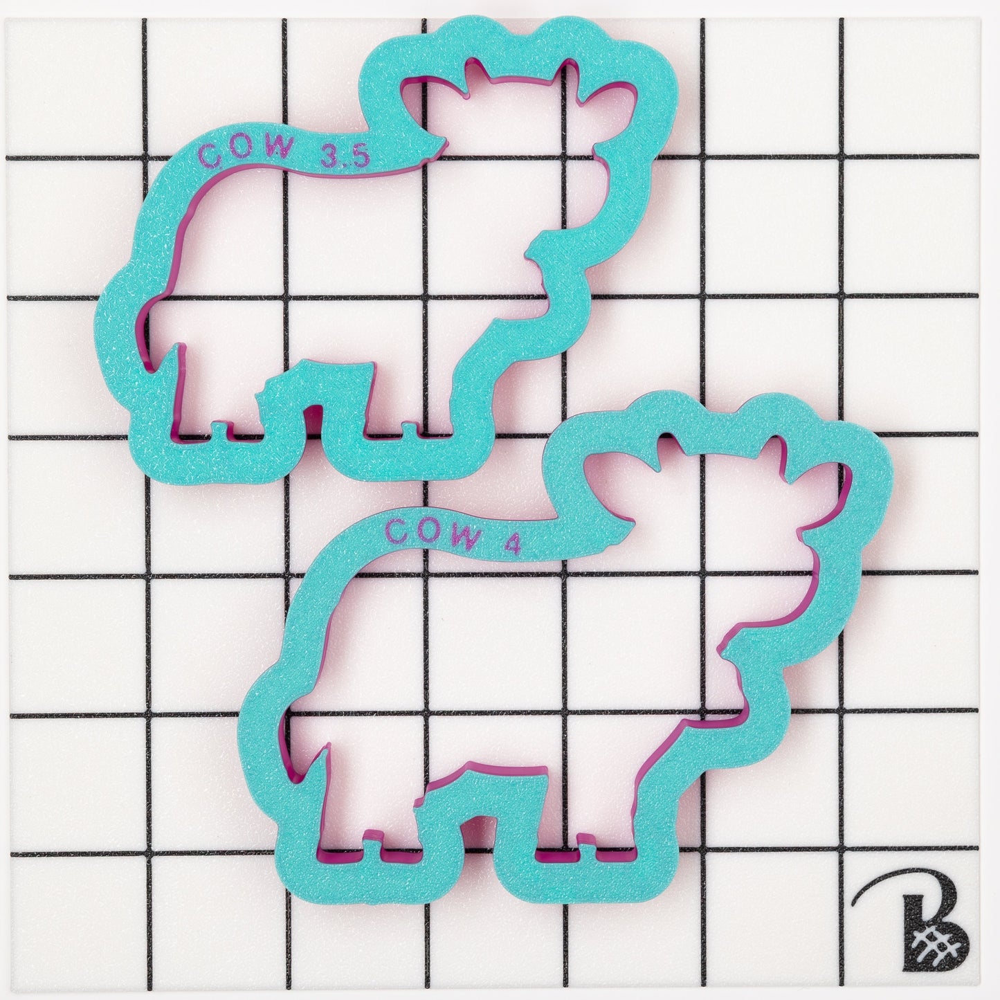 Cow Cookie Cutter (recommend sizing up)
