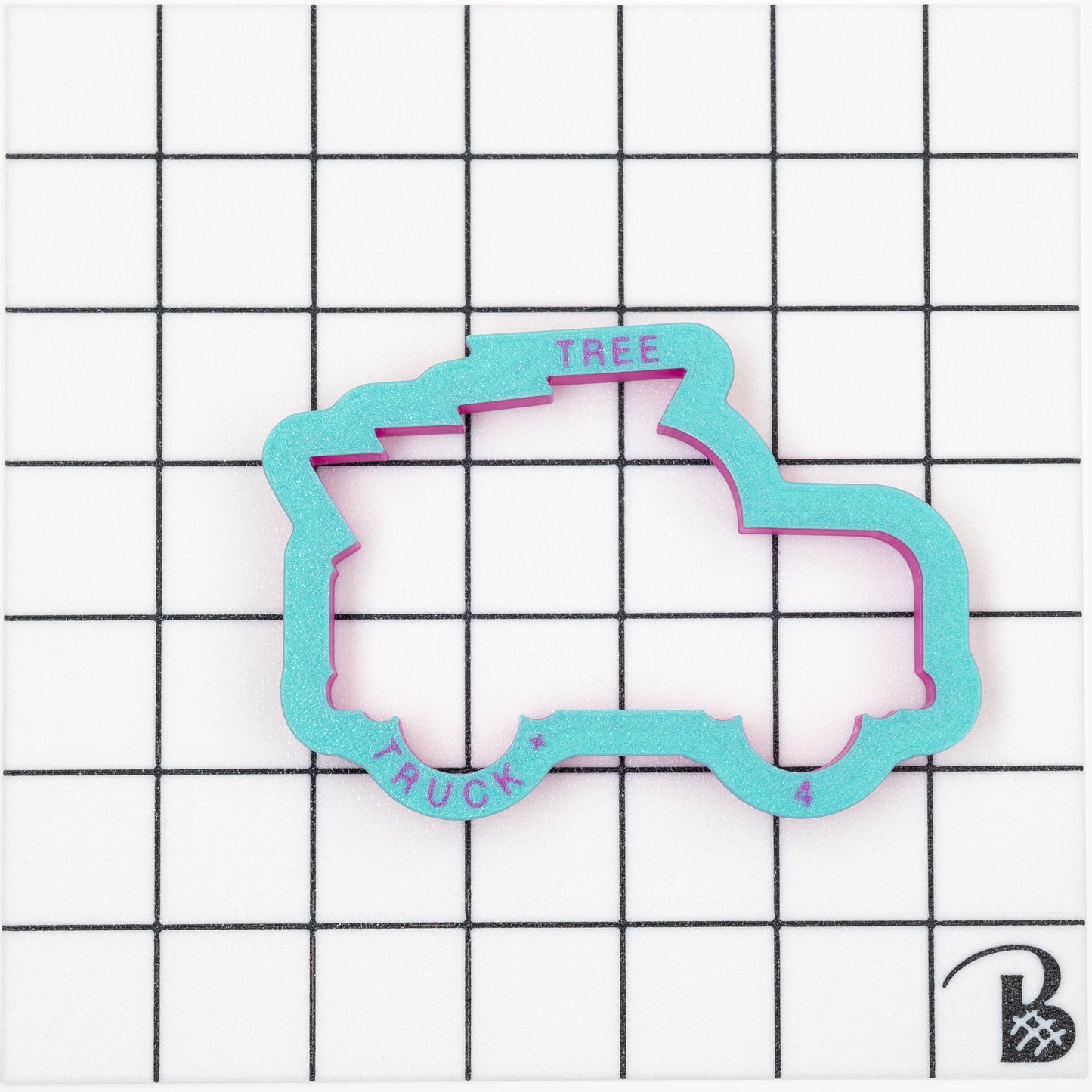 Christmas Truck Cookie Cutter (recommend sizing up)