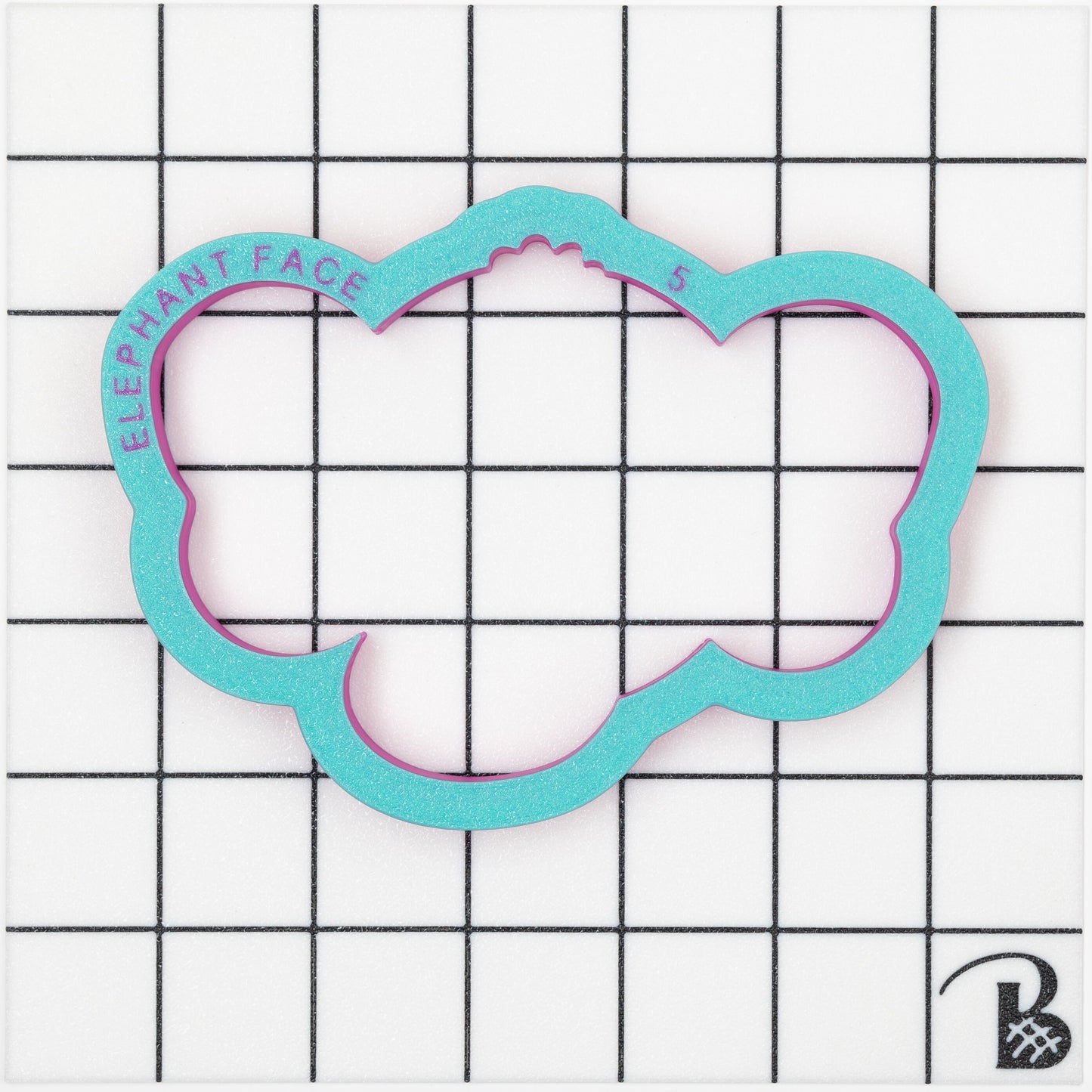 Elephant Face Cookie Cutter