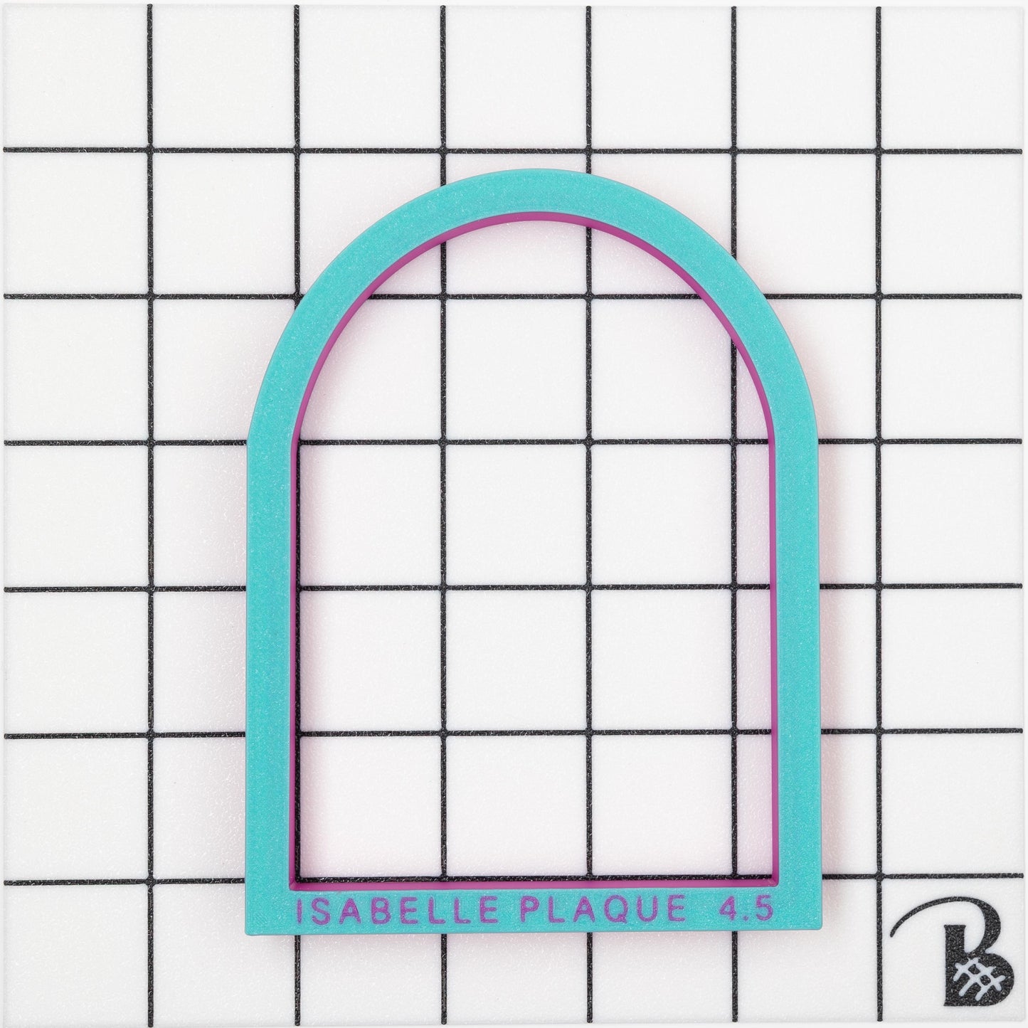 Isabelle ARCH Plaque Cookie Cutter