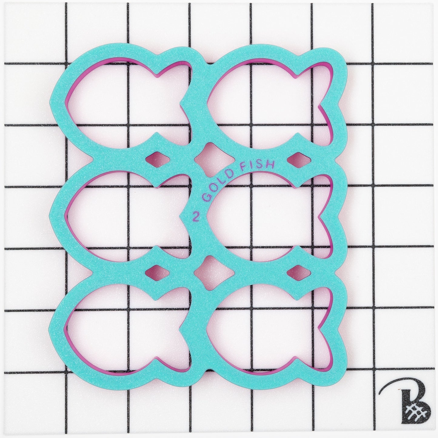 Gold Fish - Multi Cookie Cutter (Cuts 6 or 12 Goldfish at Once)