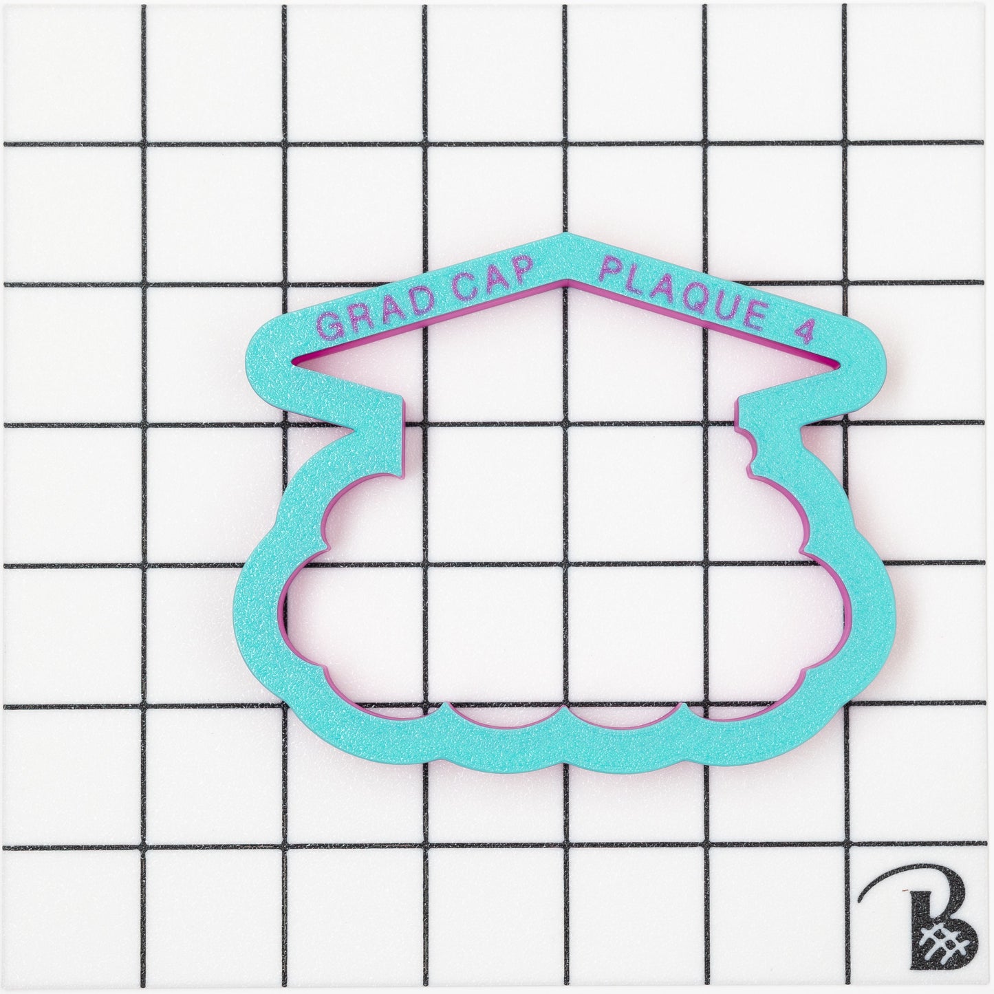Graduation Cap with Plaque Cookie Cutter