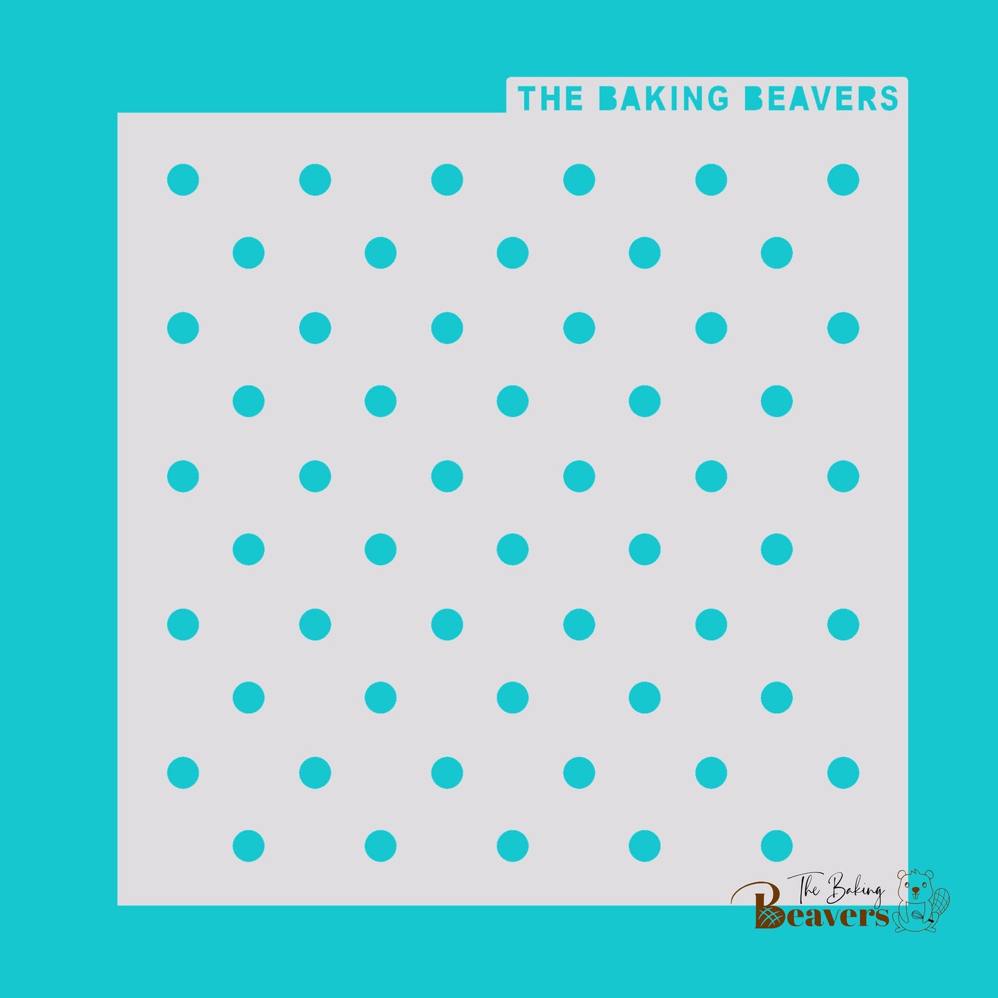 Polka Dot Pattern Stencil (4 size options)
