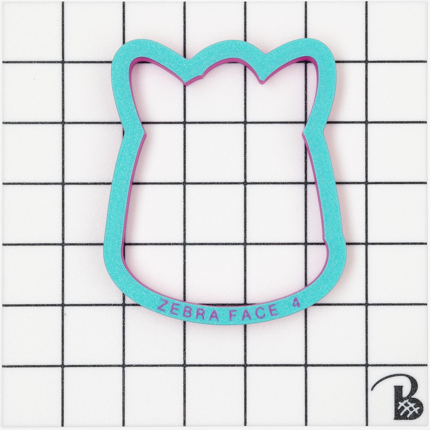 Zebra Face Cookie Cutter