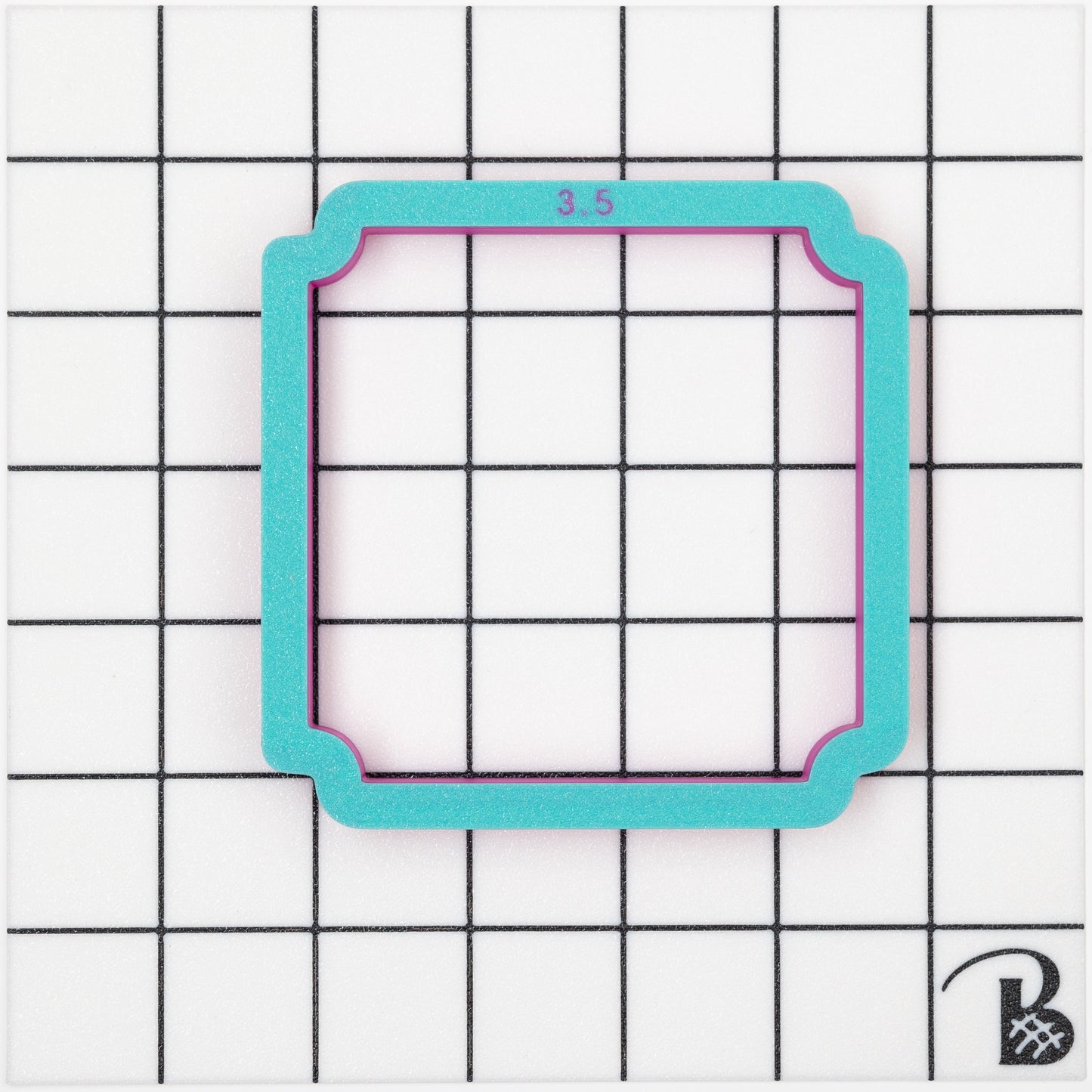 Tapered Corner Square Plaque Cookie Cutter