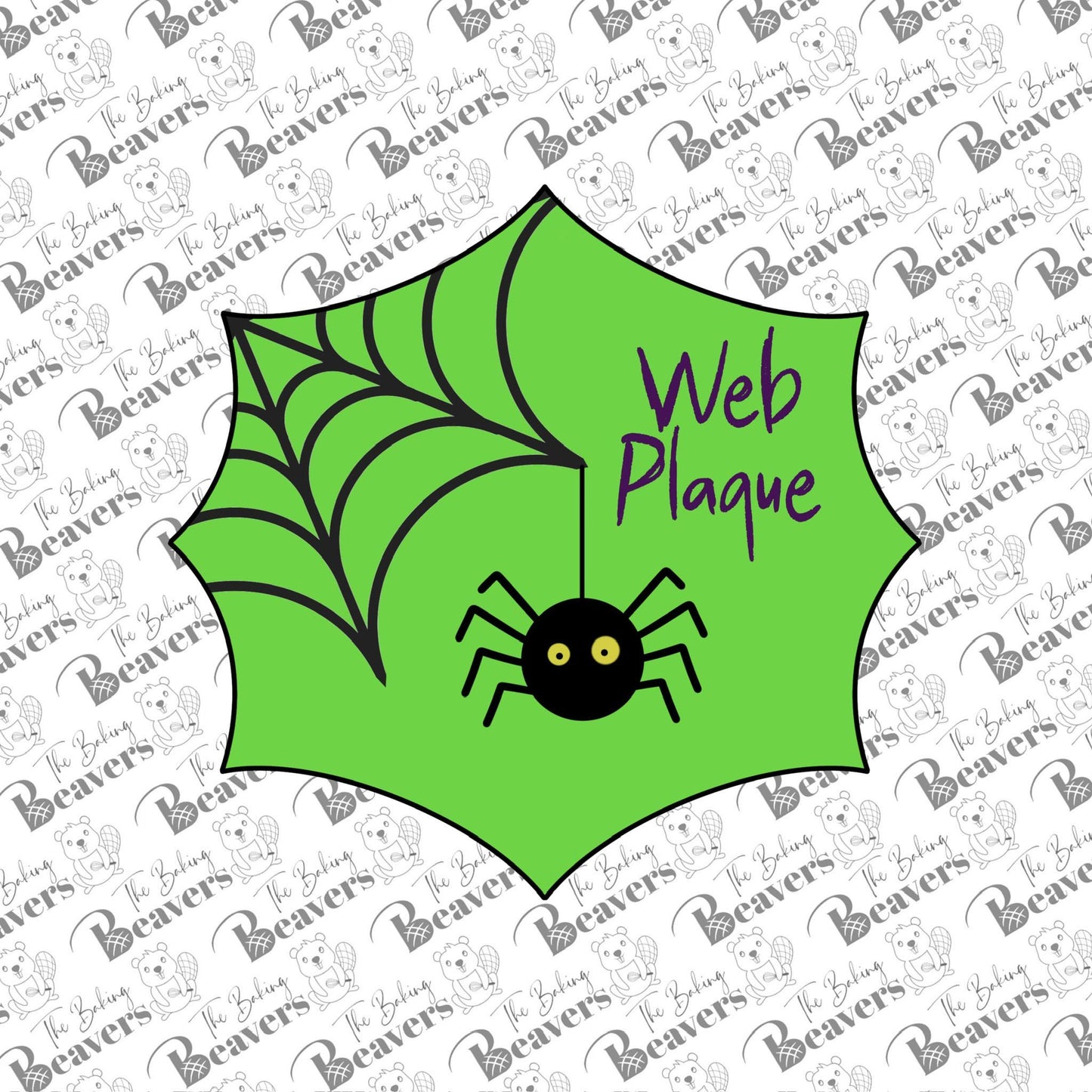Web Plaque Cookie Cutter
