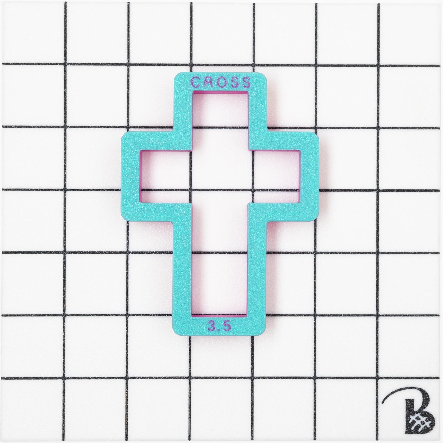 Plain Cross Cookie Cutter (recommend sizing up)