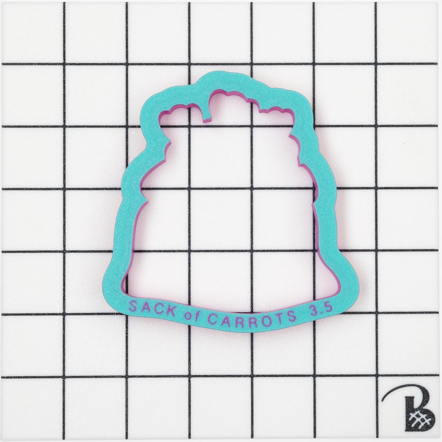 Sack of Carrot Cookie Cutter