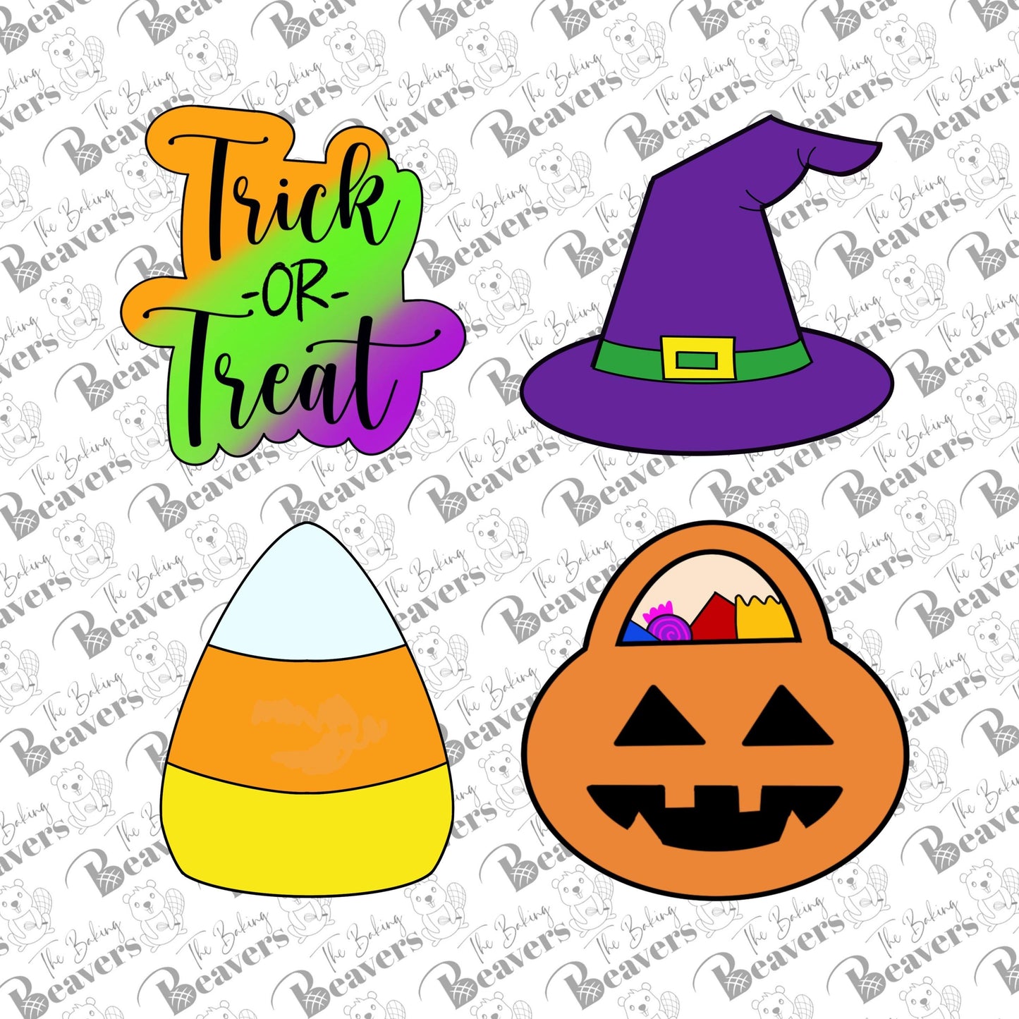 Trick or Treat Mini Set of Cookie Cutters (updated)