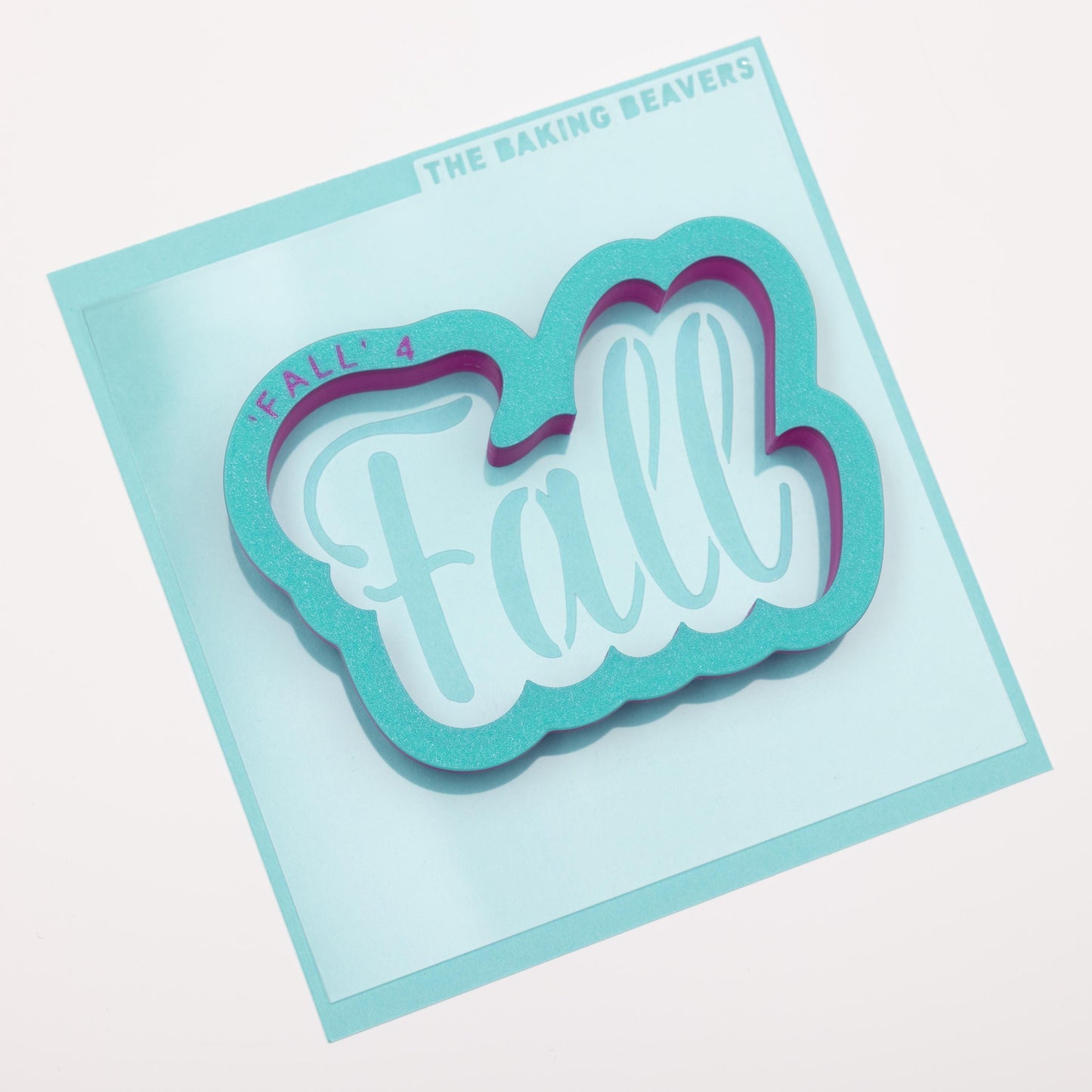 Fall Set of Cookie Cutters (Set of 4) (With or Without "Fall" Text Stencil)