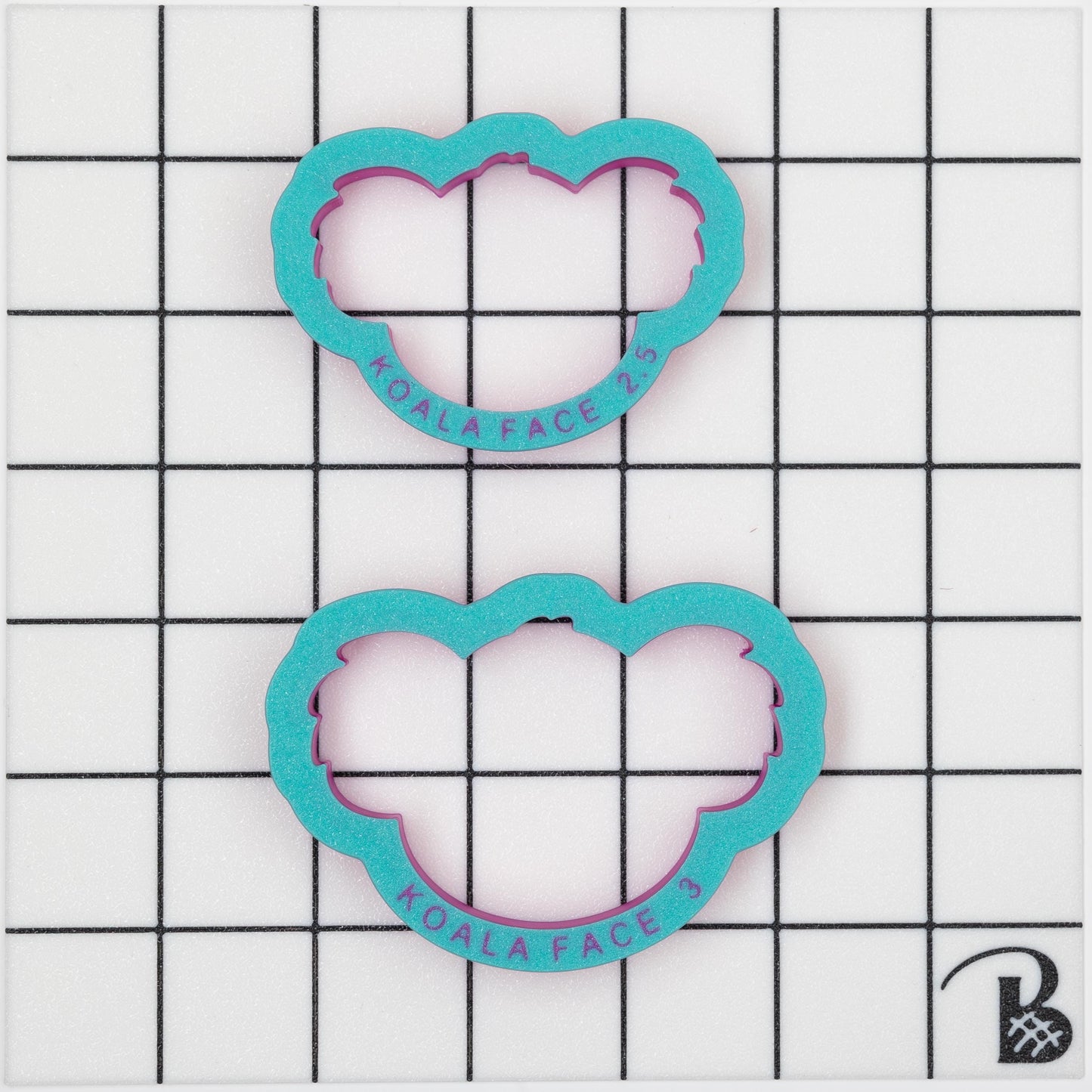 Koala Face Cookie Cutter (recommend sizing up)