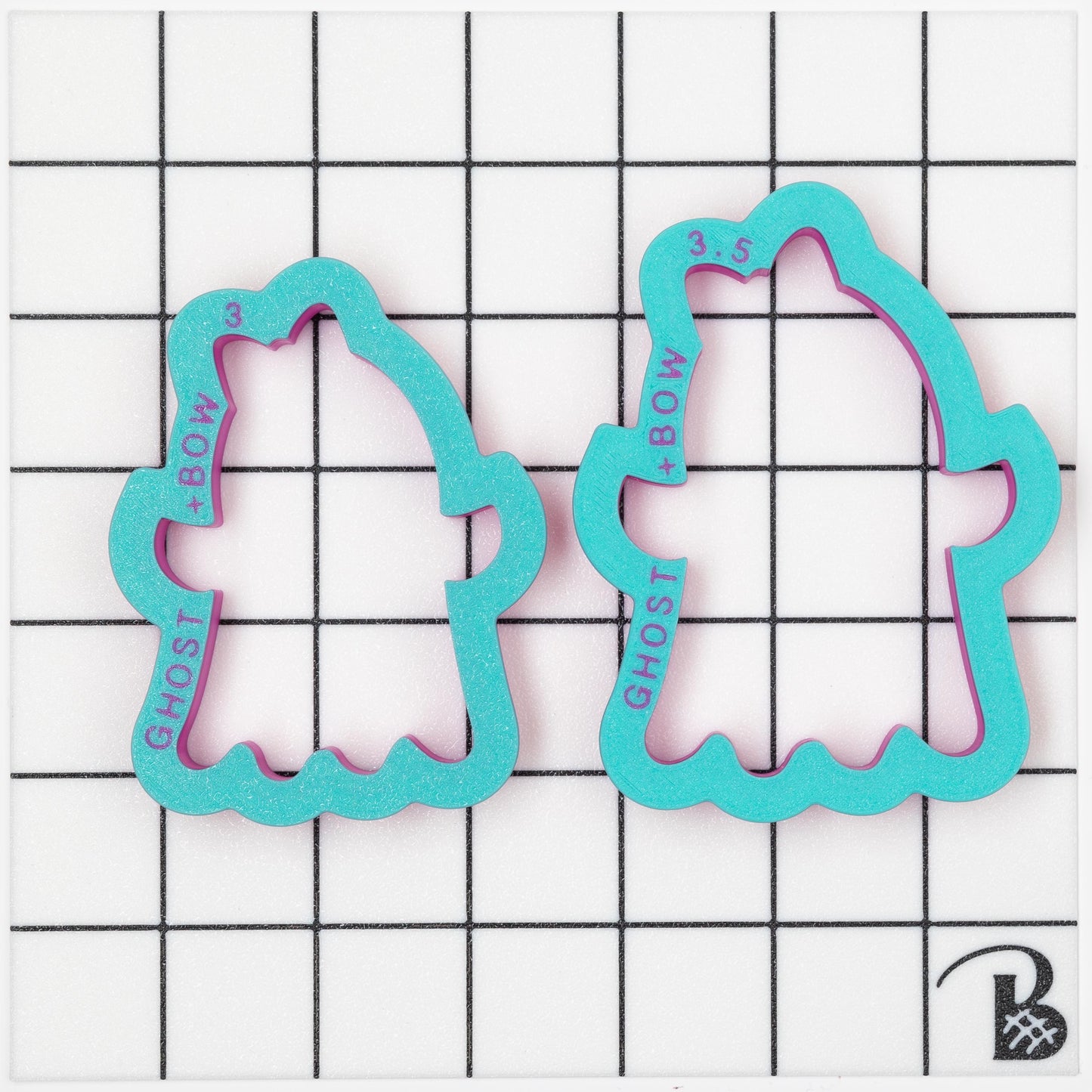 Ghost with Bow Cookie Cutter