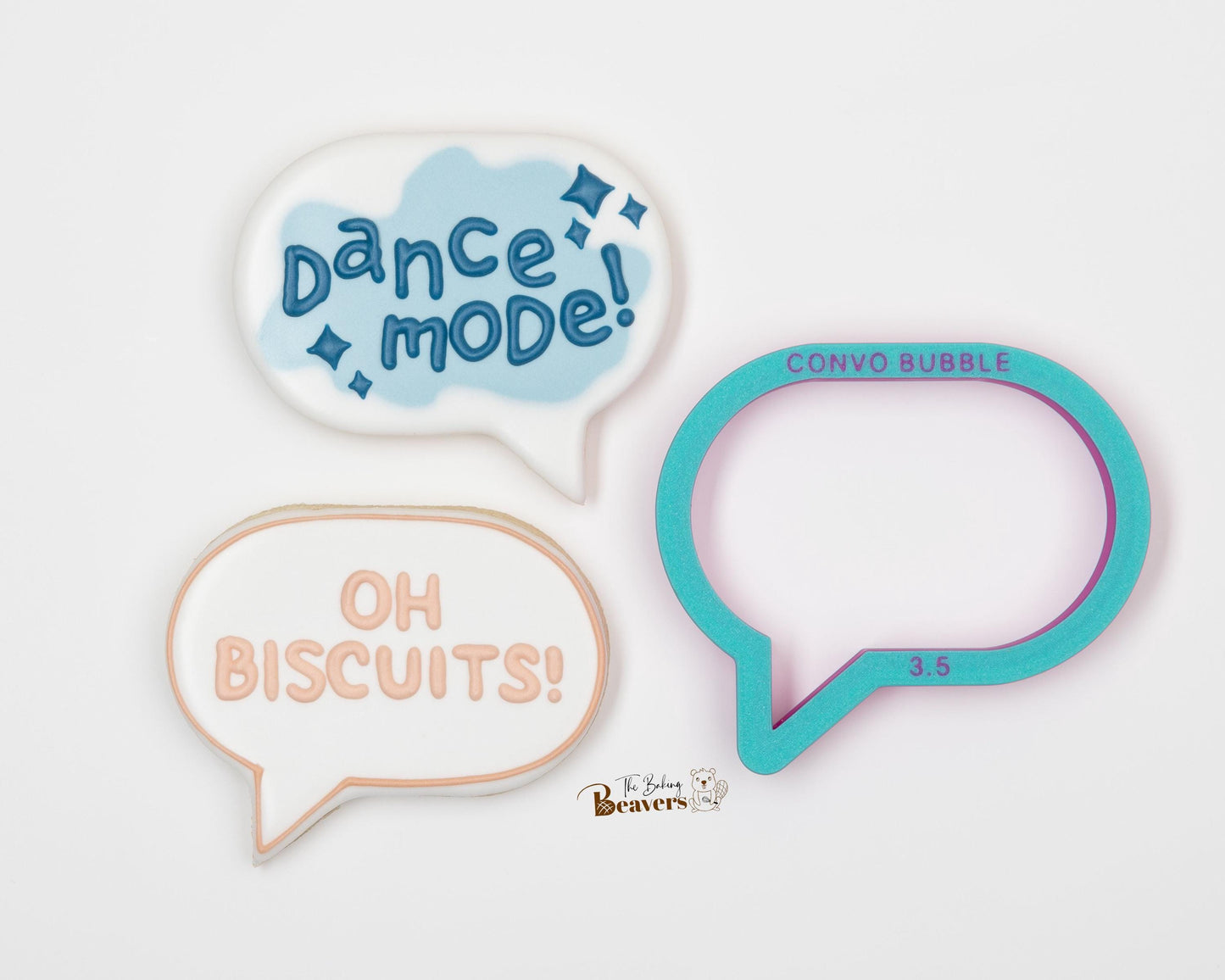 Rounded Conversation Bubble Cookie Cutter