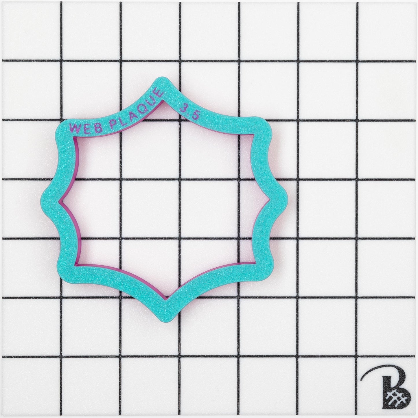 Web Plaque Cookie Cutter