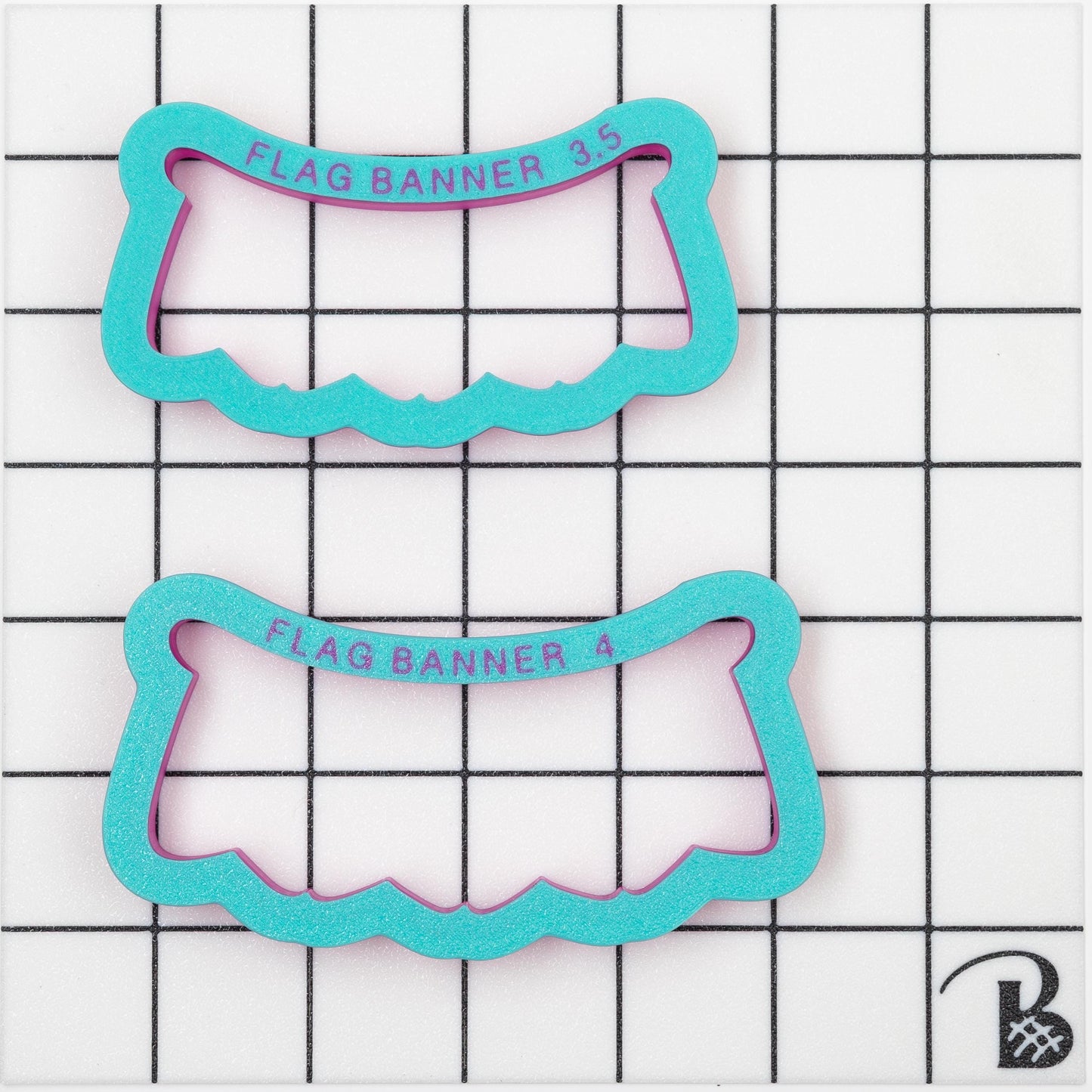 Flag Banner Cookie Cutter