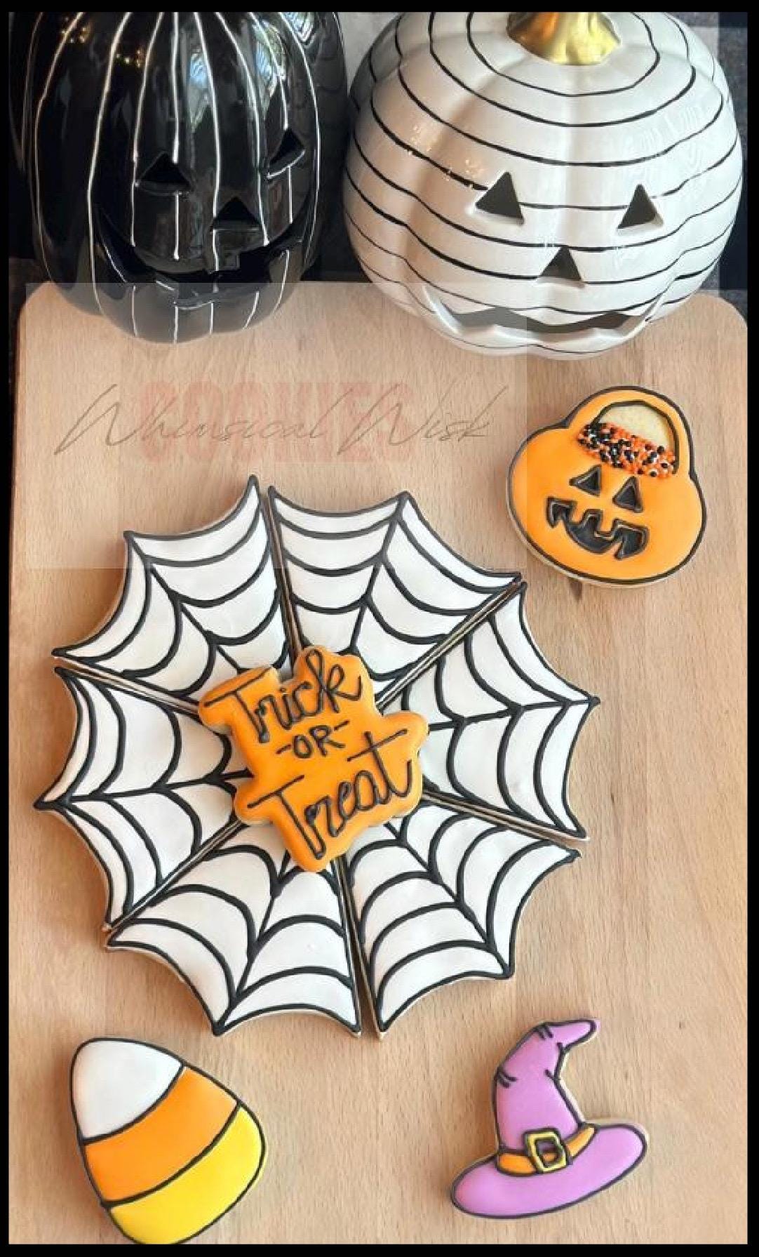 Trick or Treat Text Cookie Cutter (With or Without Stencil)