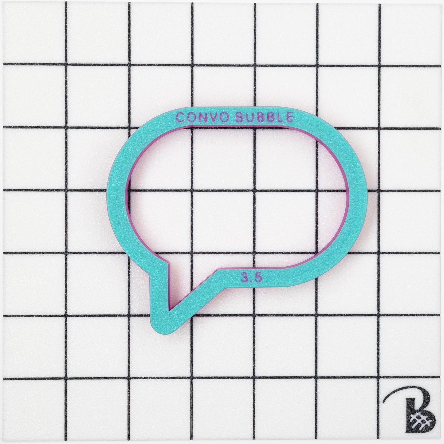 Rounded Conversation Bubble Cookie Cutter
