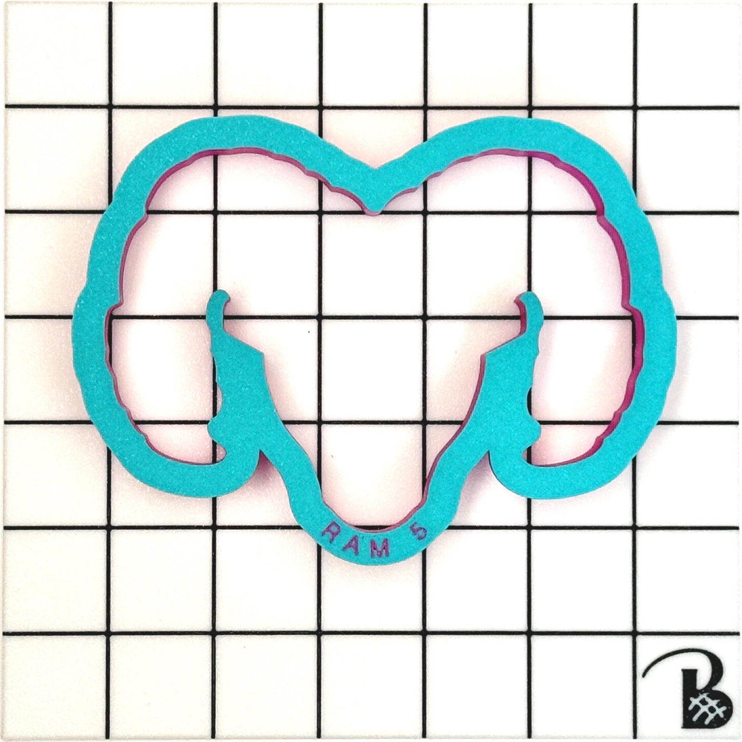 Ram Head Cookie Cutter