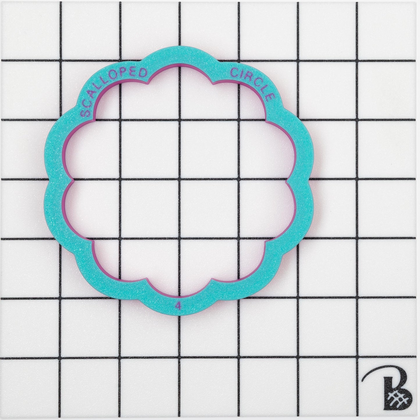 Scalloped Edge Circle Plaque Cookie Cutter