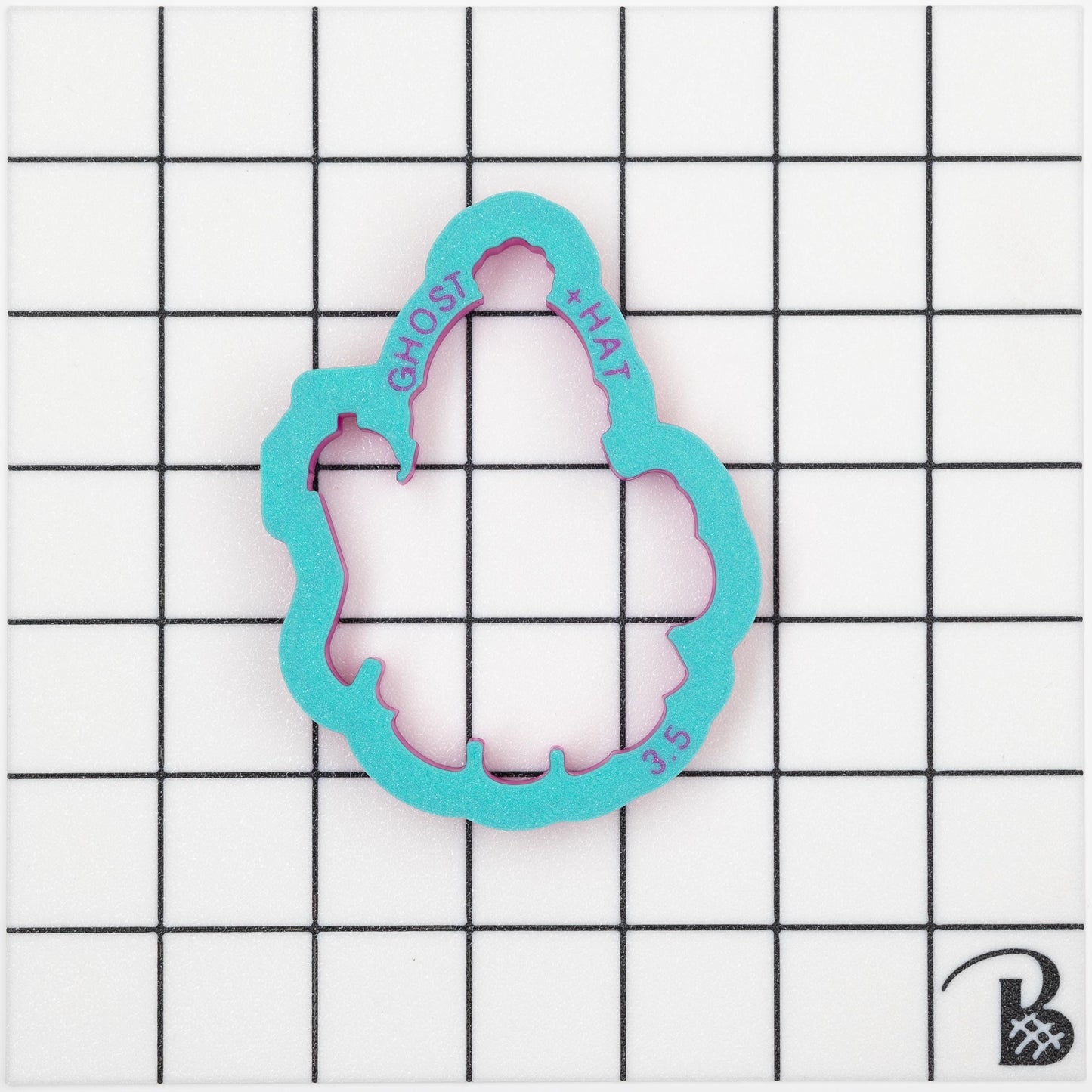 Ghost with Beanie and Drink Cookie Cutter