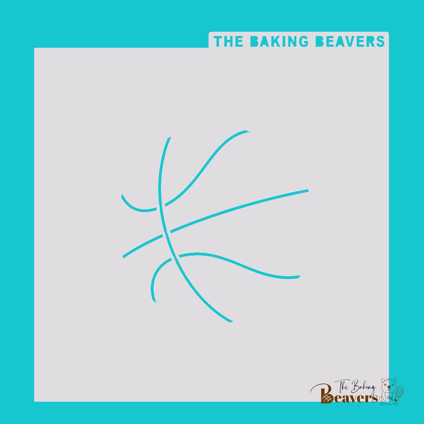 Basketball Lines Stencil