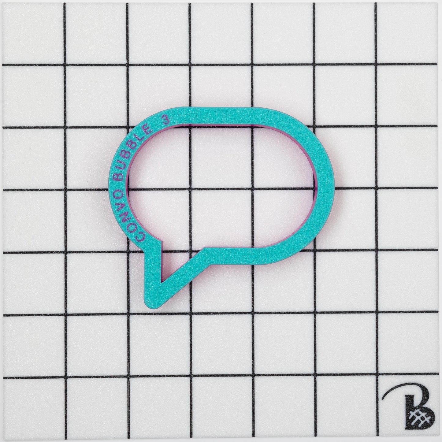 Rounded Conversation Bubble Cookie Cutter