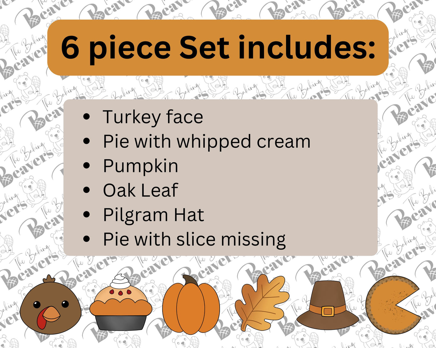 Thanksgiving Set (A) - (Set of 6) (updated)