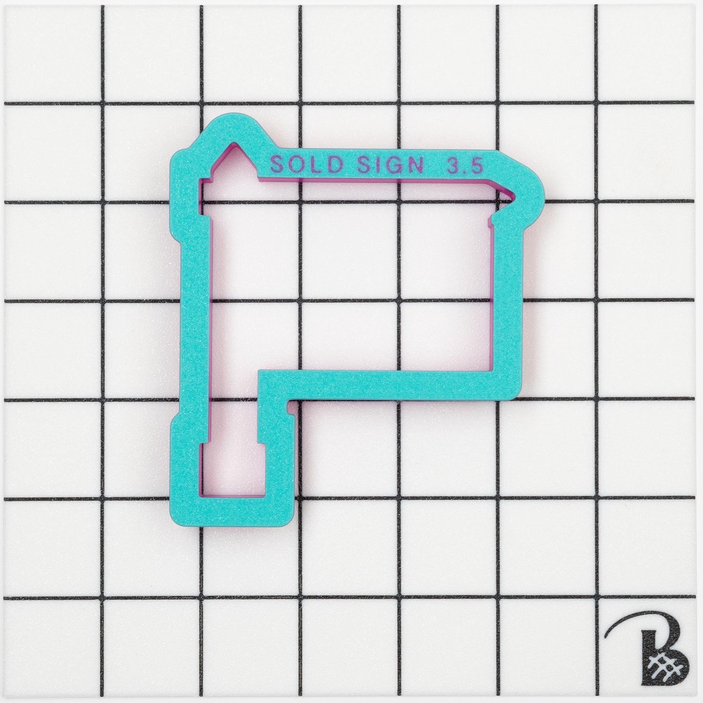 Home Sold Sign Cookie Cutter | For Sale Sign cookie cutter | Realtor cookie cutter
