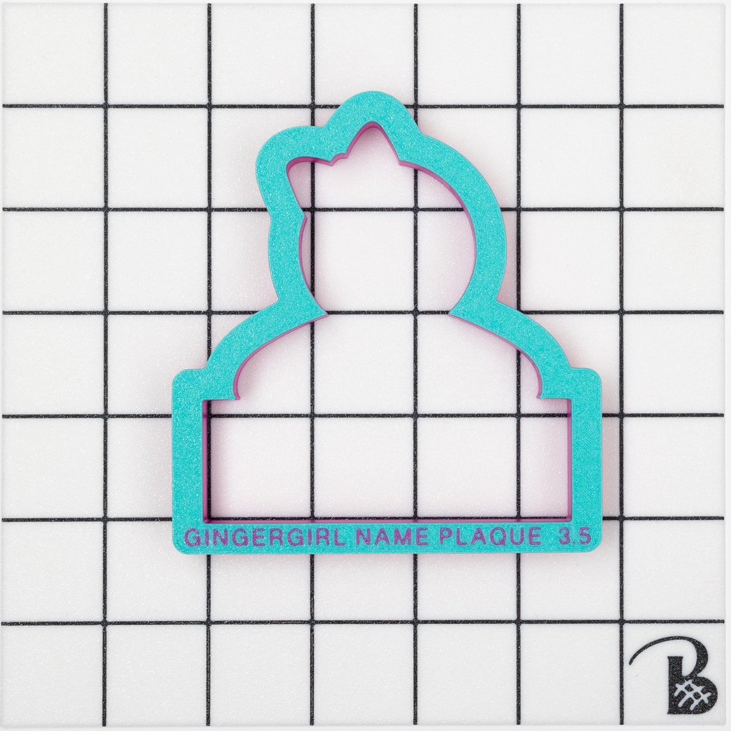 Gingerbread Man Couple (Set of 2) Name Plaque Cookie Cutter