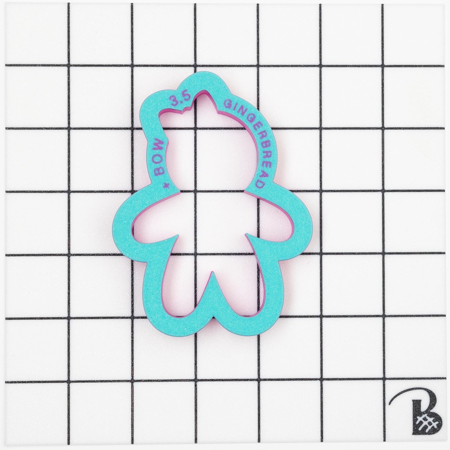 Gingerbread Girl with bow Cookie Cutter