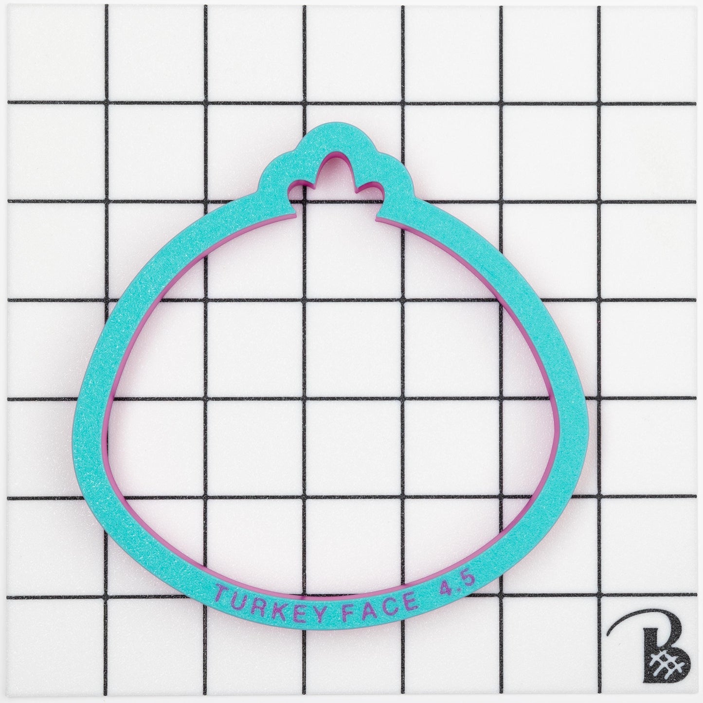 Turkey Face Cookie Cutter