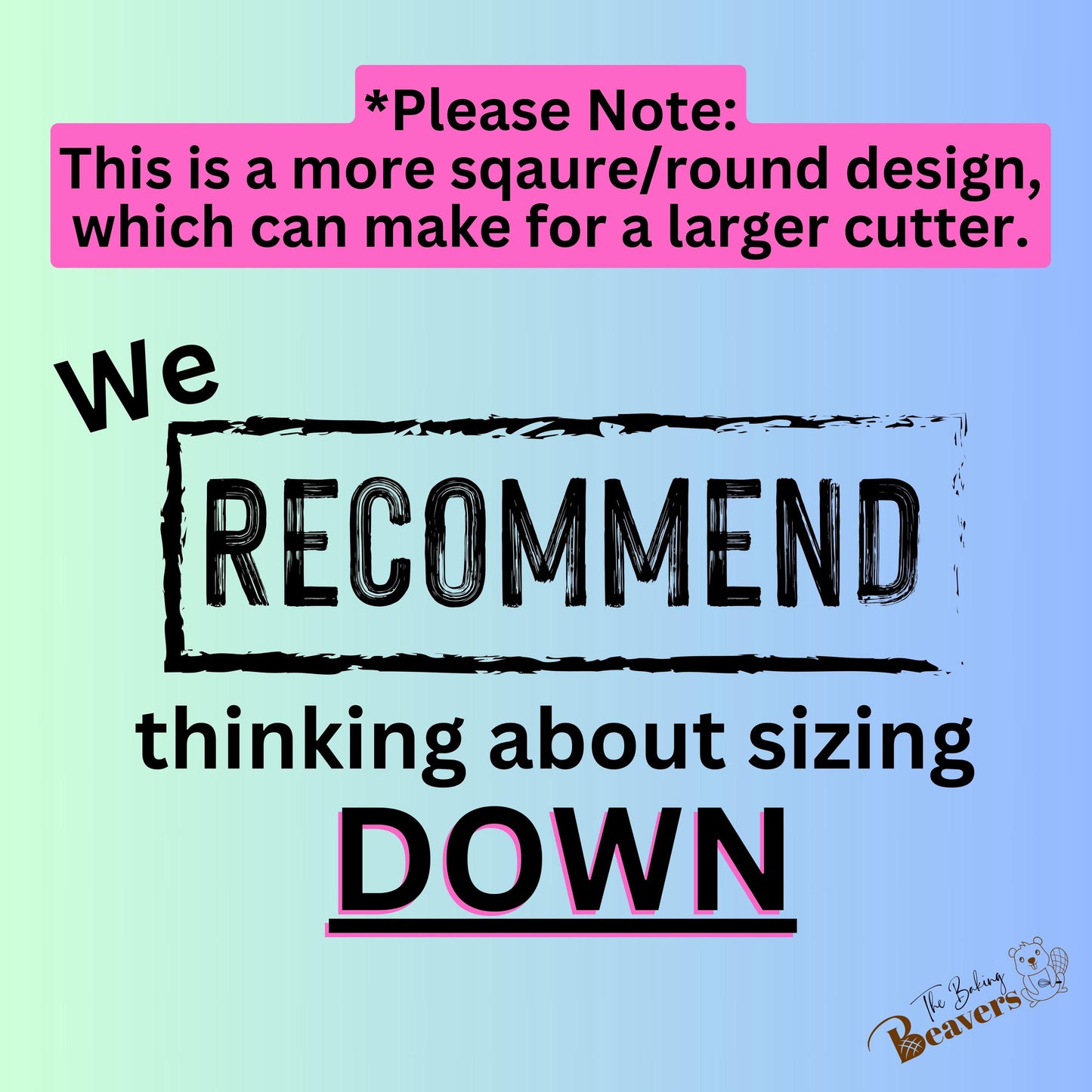Rounded Corner Square Cookie Cutter (may want to size down)
