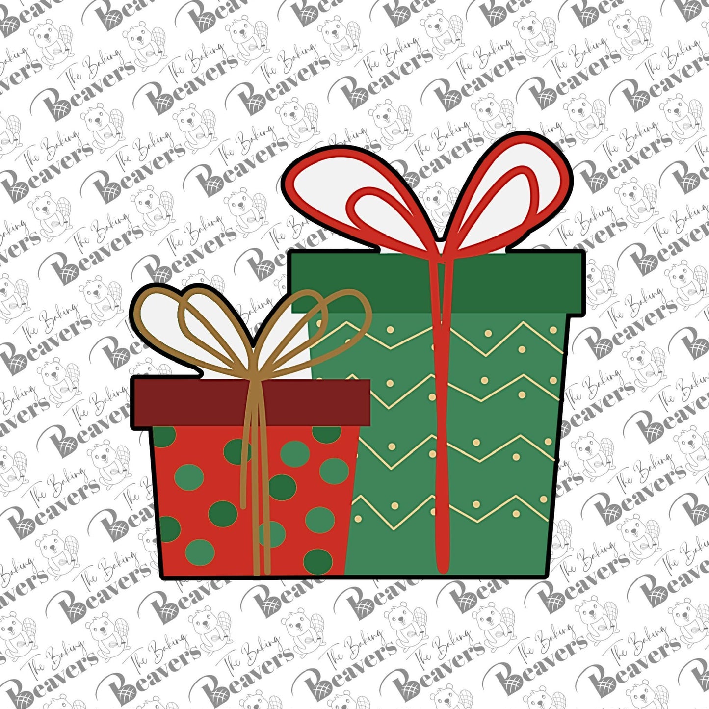 Two Presents Cookie Cutter