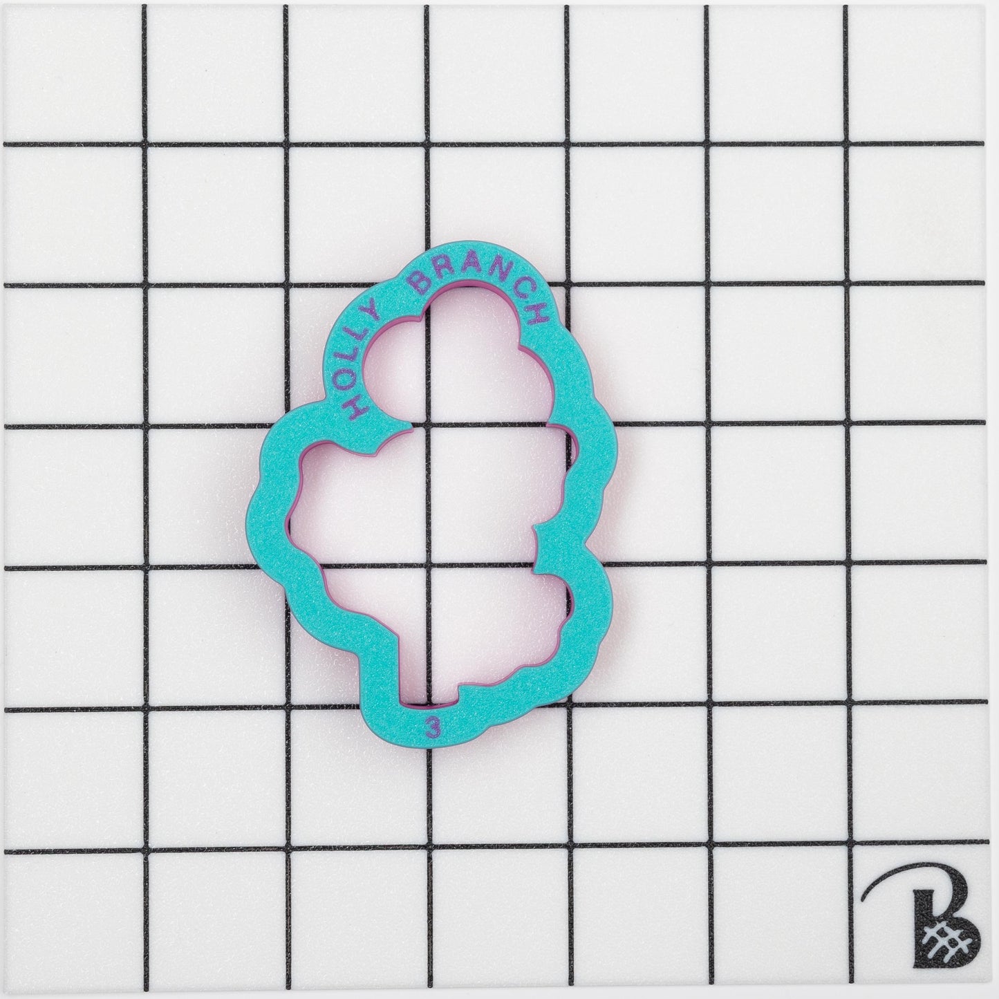 Holly Branch Cookie Cutter (recommend sizing up)