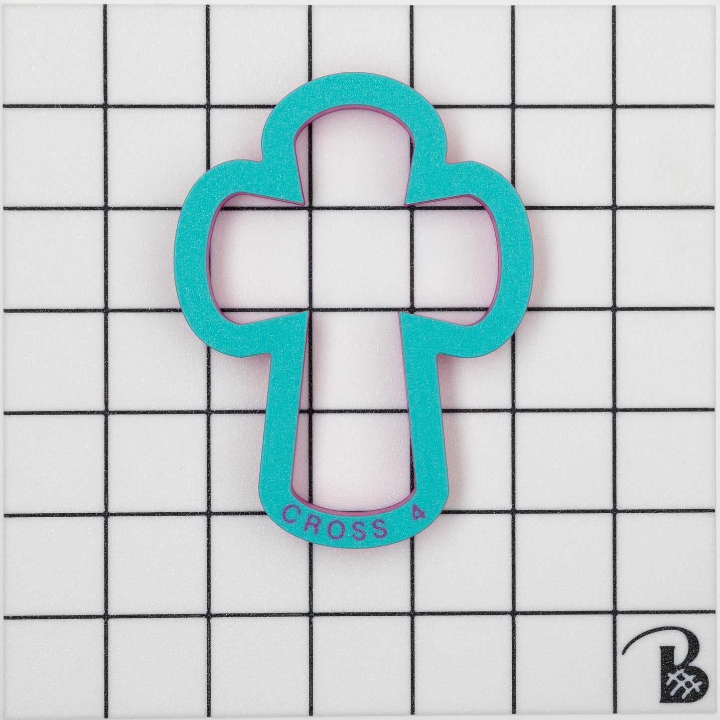 Cross with Rounded Edges Cookie Cutter