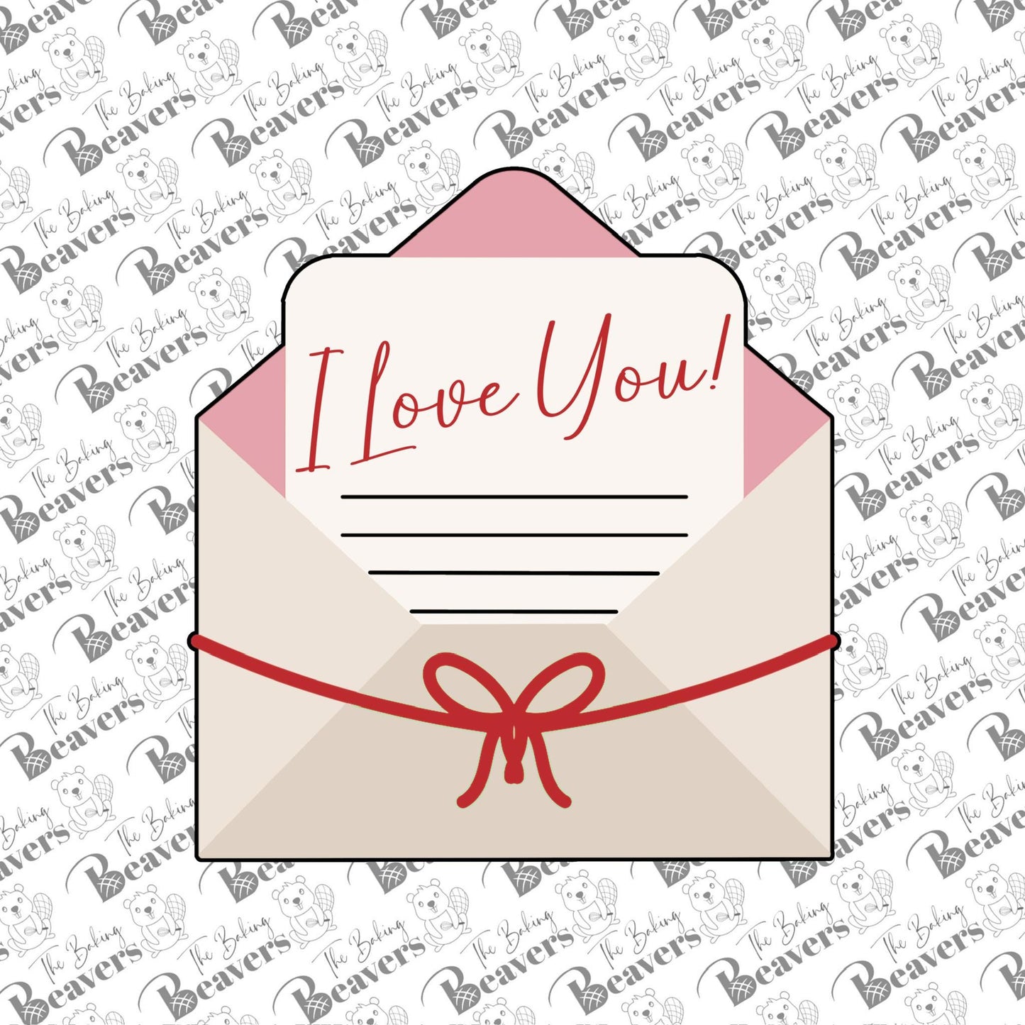 Letter in Envelope Cookie Cutter | Santa Letter | Love Letter