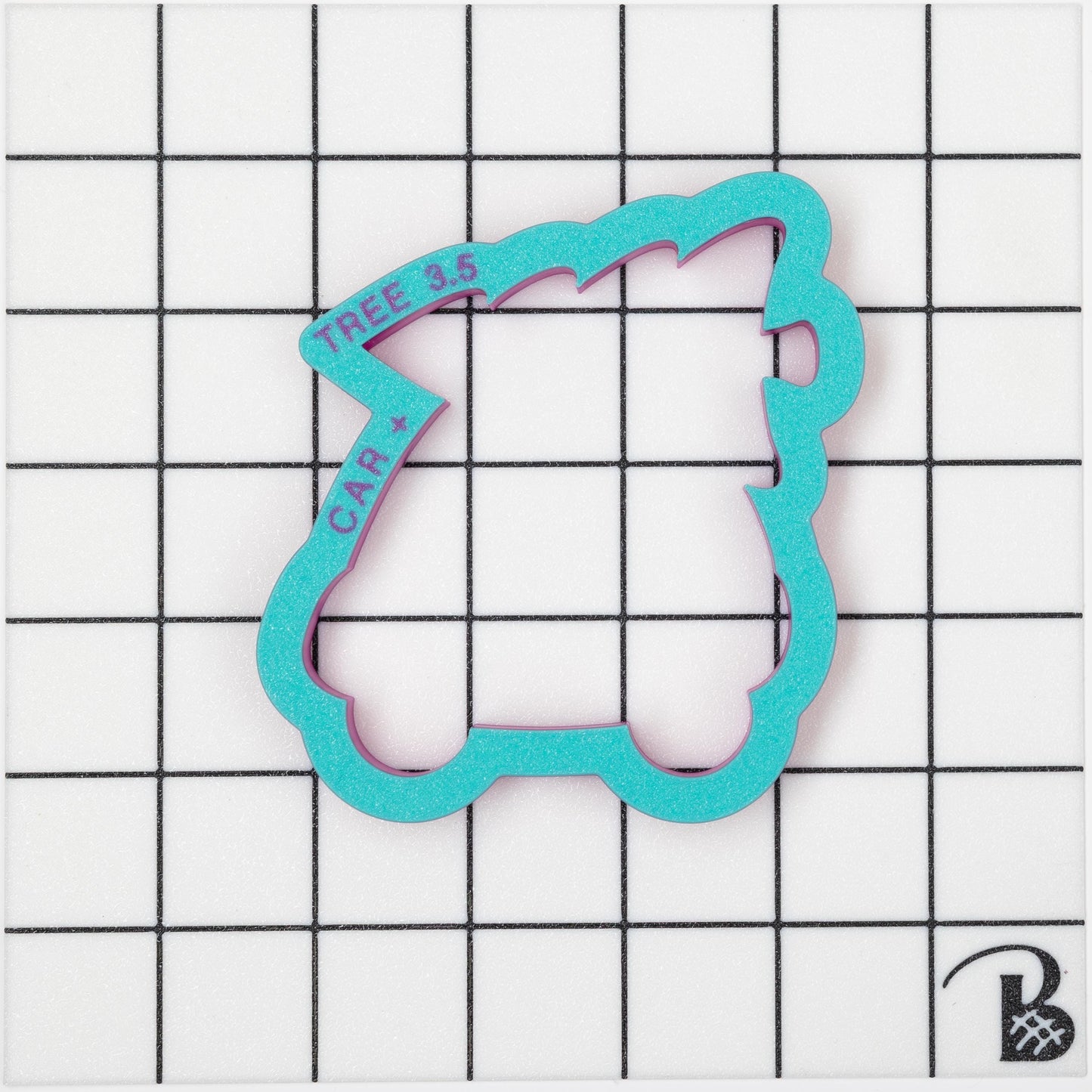 Christmas Tree on Play Car Cookie Cutter
