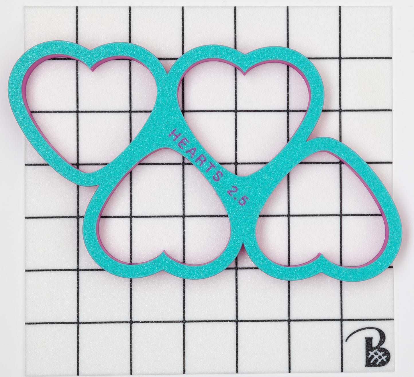 Multi-Heart Cookie Cutter (Cuts 4 Hearts at Once)