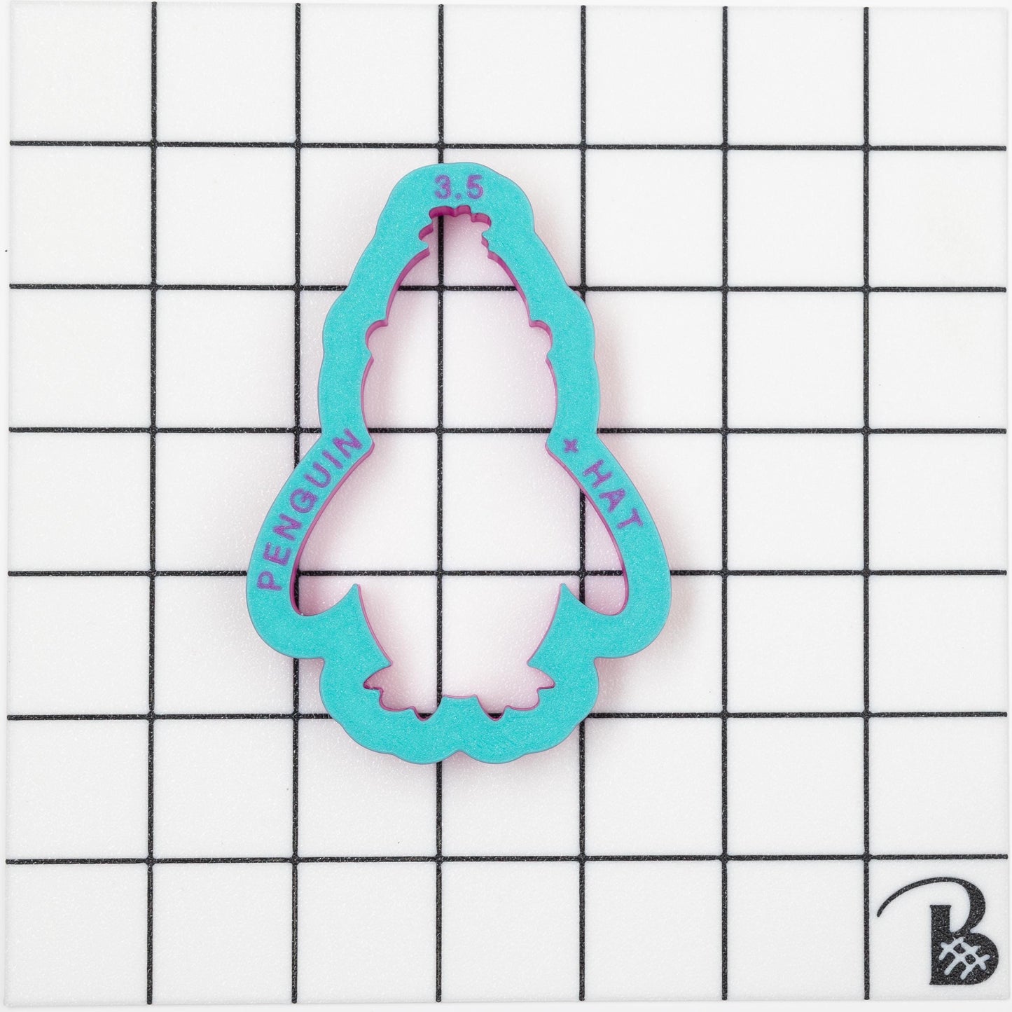 Penguin with Winter Hat Cookie Cutter