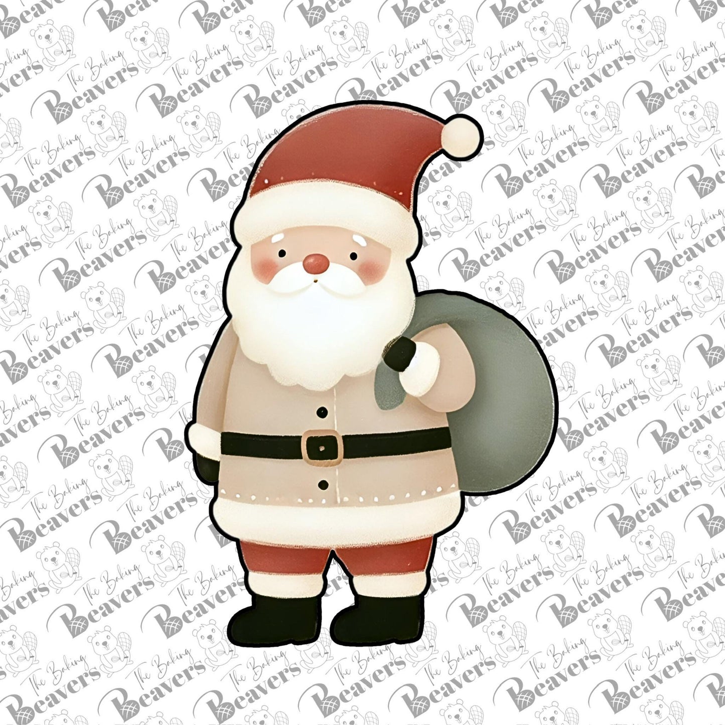 Antique Santa with Toy Sack Cookie Cutter