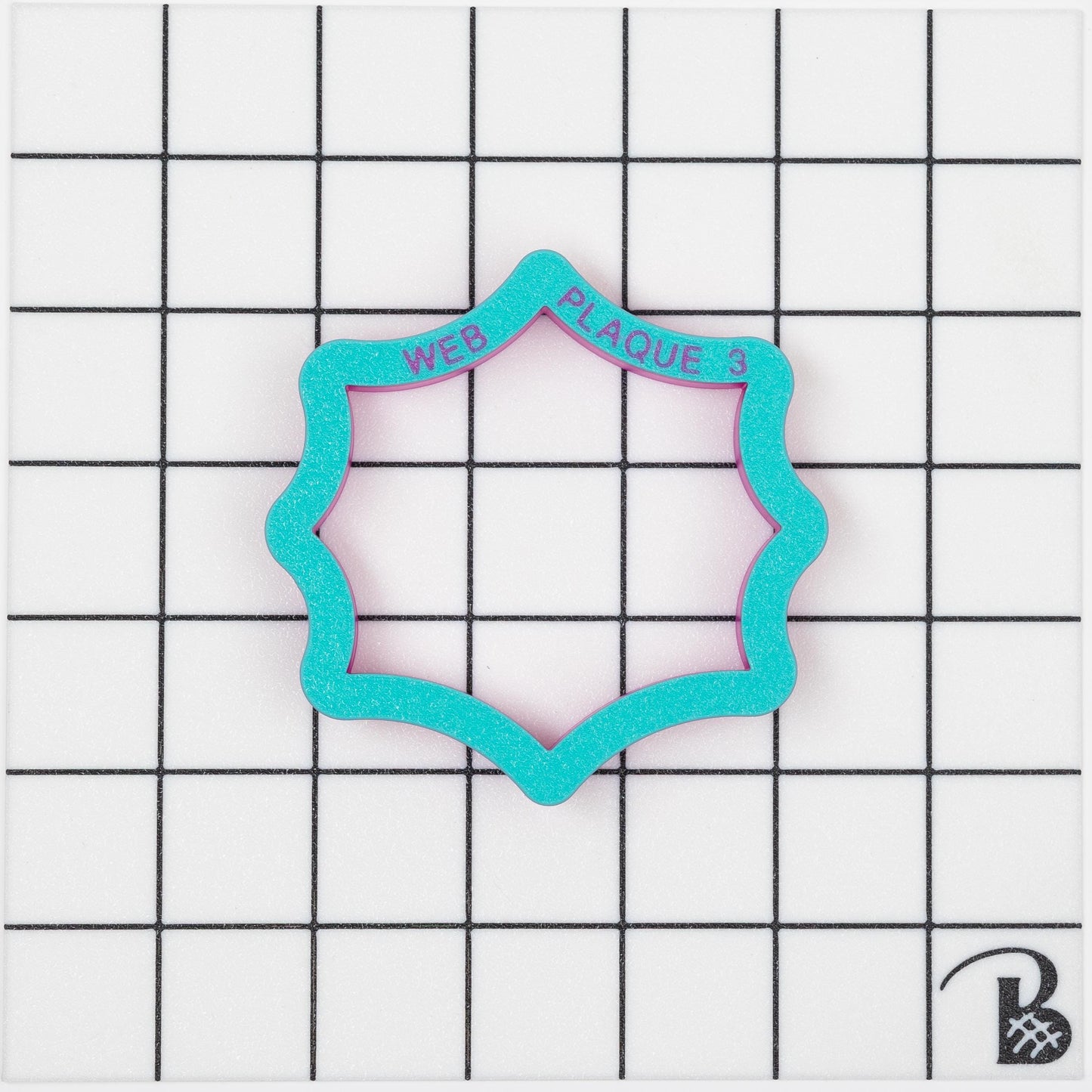 Web Plaque Cookie Cutter